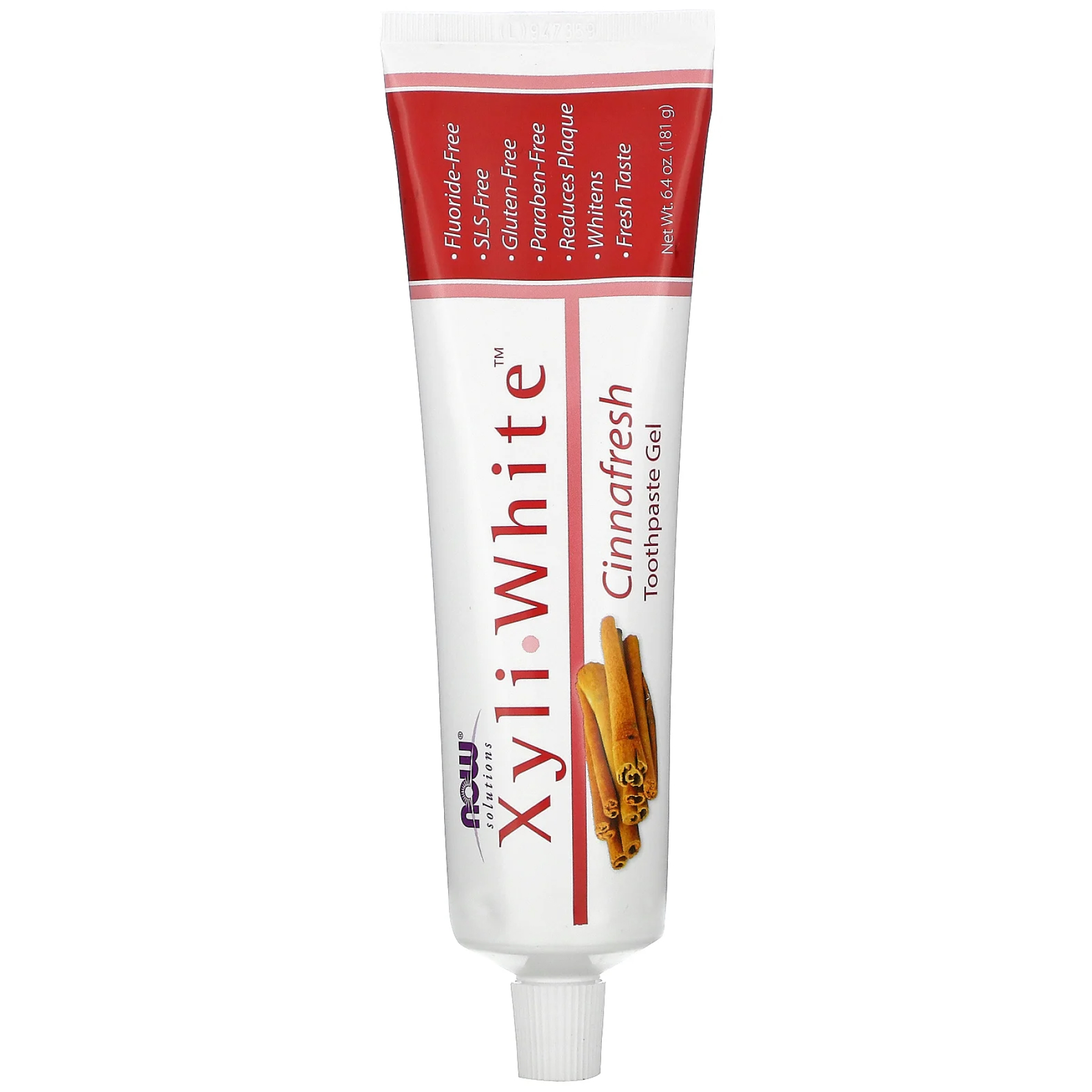 Now Foods Xyliwhite Cinnafresh Toothpaste - 6.4 oz 100-46-2590140-20