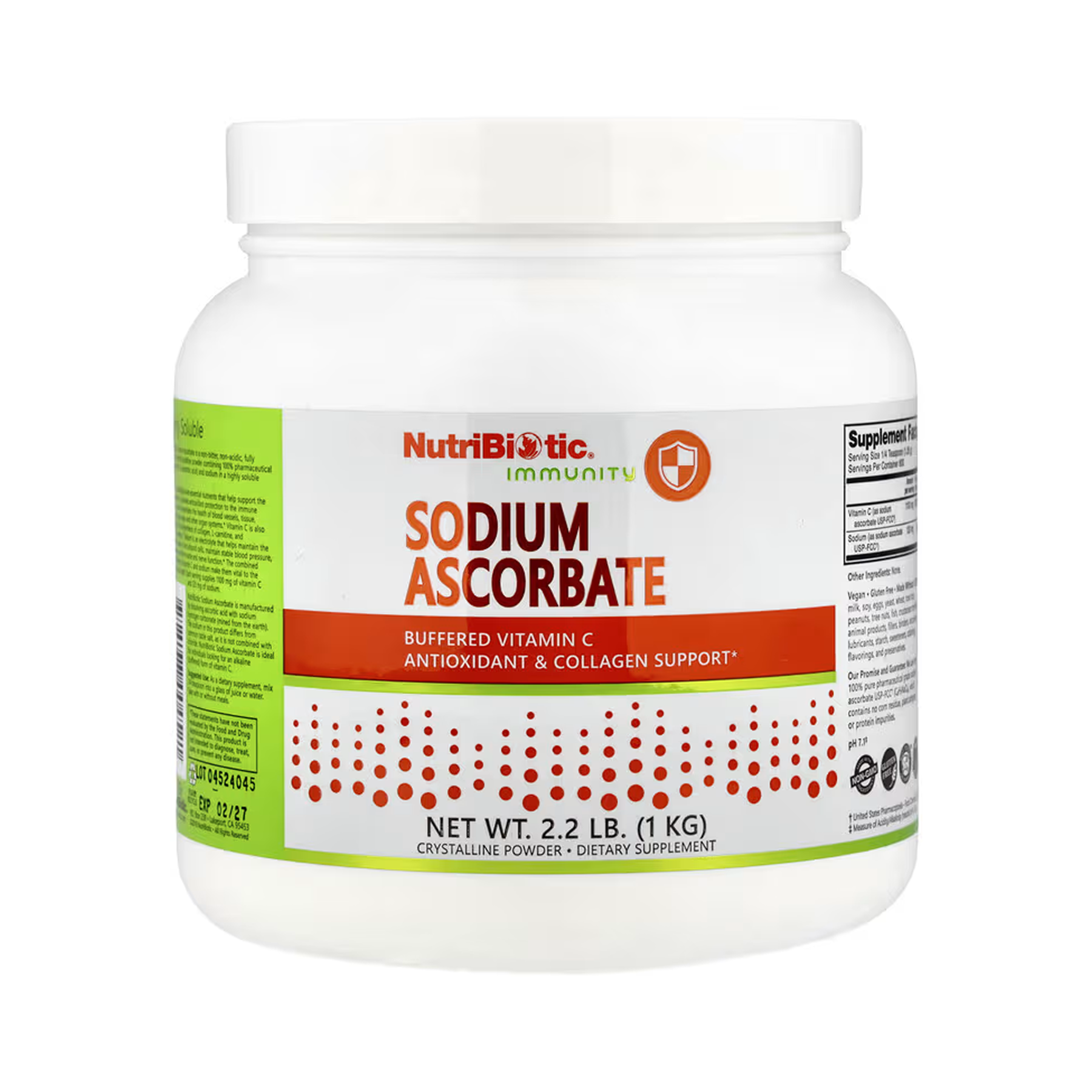 Nutribiotic Sodium Ascorbate - 1000g 2023-10-7436