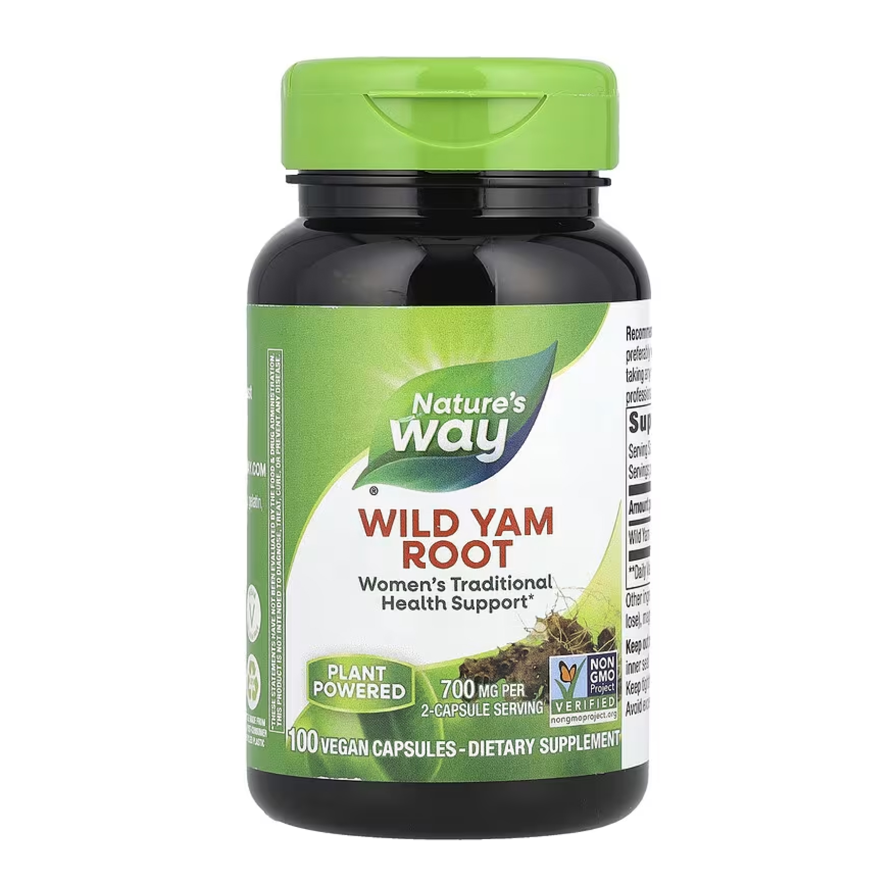 Nature's Way Wild Yam - 100 vcaps (Пошкоджена банка) 2023-10-7947