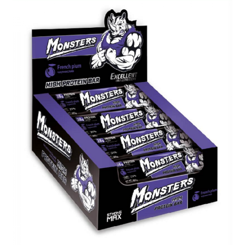 Monsters Strong Max - 80g x 20шт French Plum 100-43-7717838-20