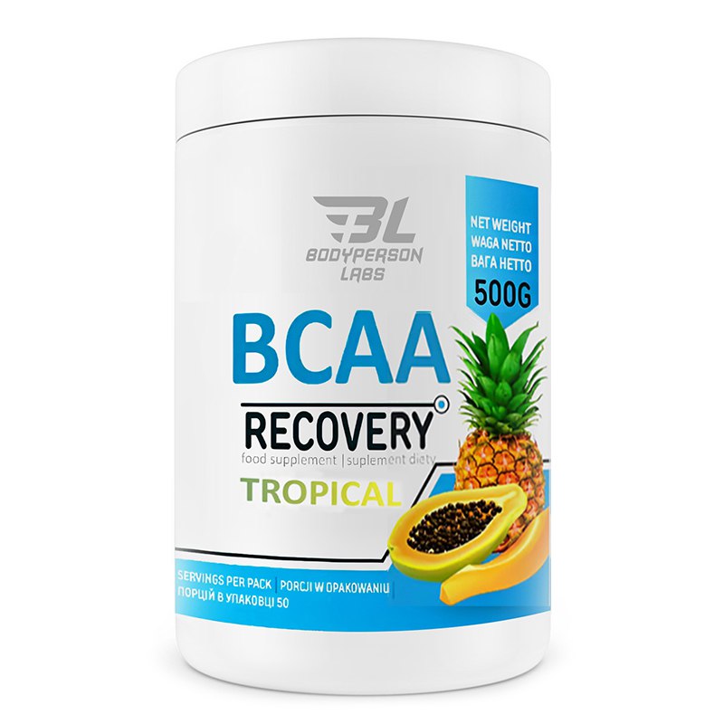 Bodyperson Labs BCAA Recovery - 500g Tropical 100-46-5574116-20