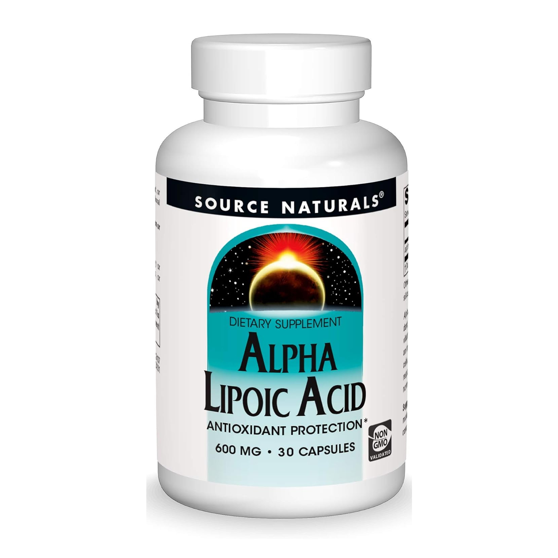 Source Naturals Alpha Lipoic Acid 600mg - 30 caps 2023-10-5894
