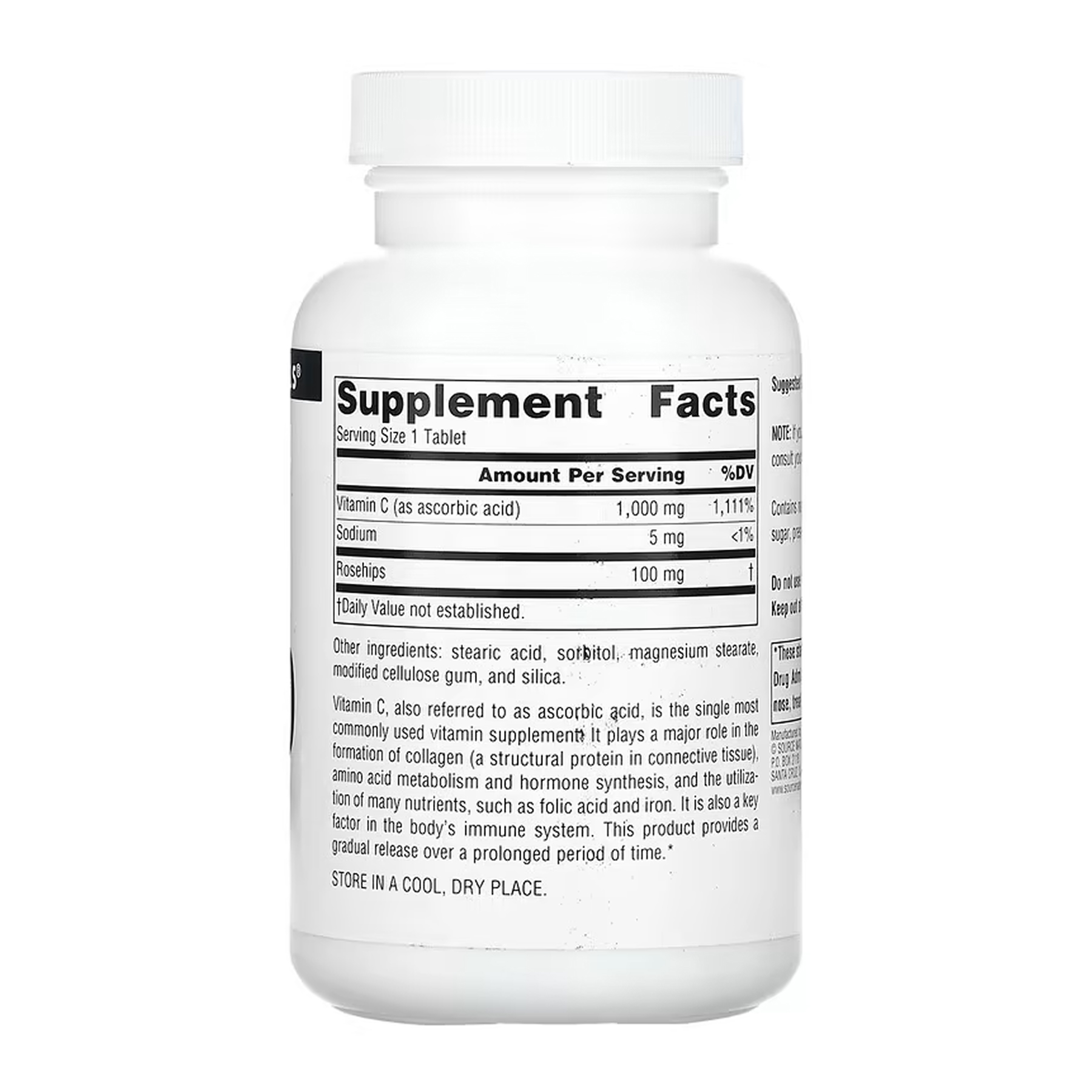 Source Naturals C-1000 1000 mg - 250 tabs 2023-10-6603