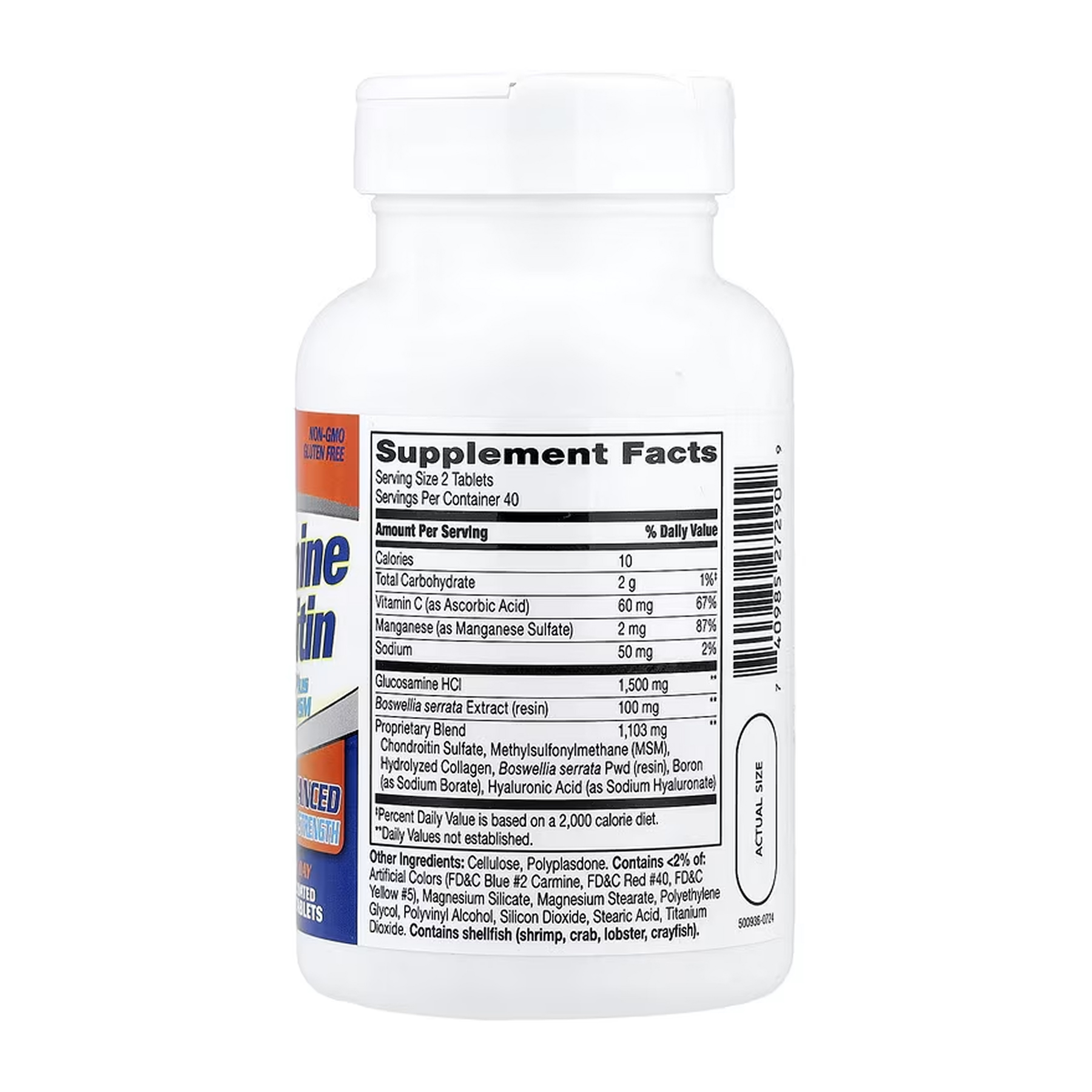 21st Century Glucosamine Chondroitin Complex Triple - 80 tabs 2023-10-7065