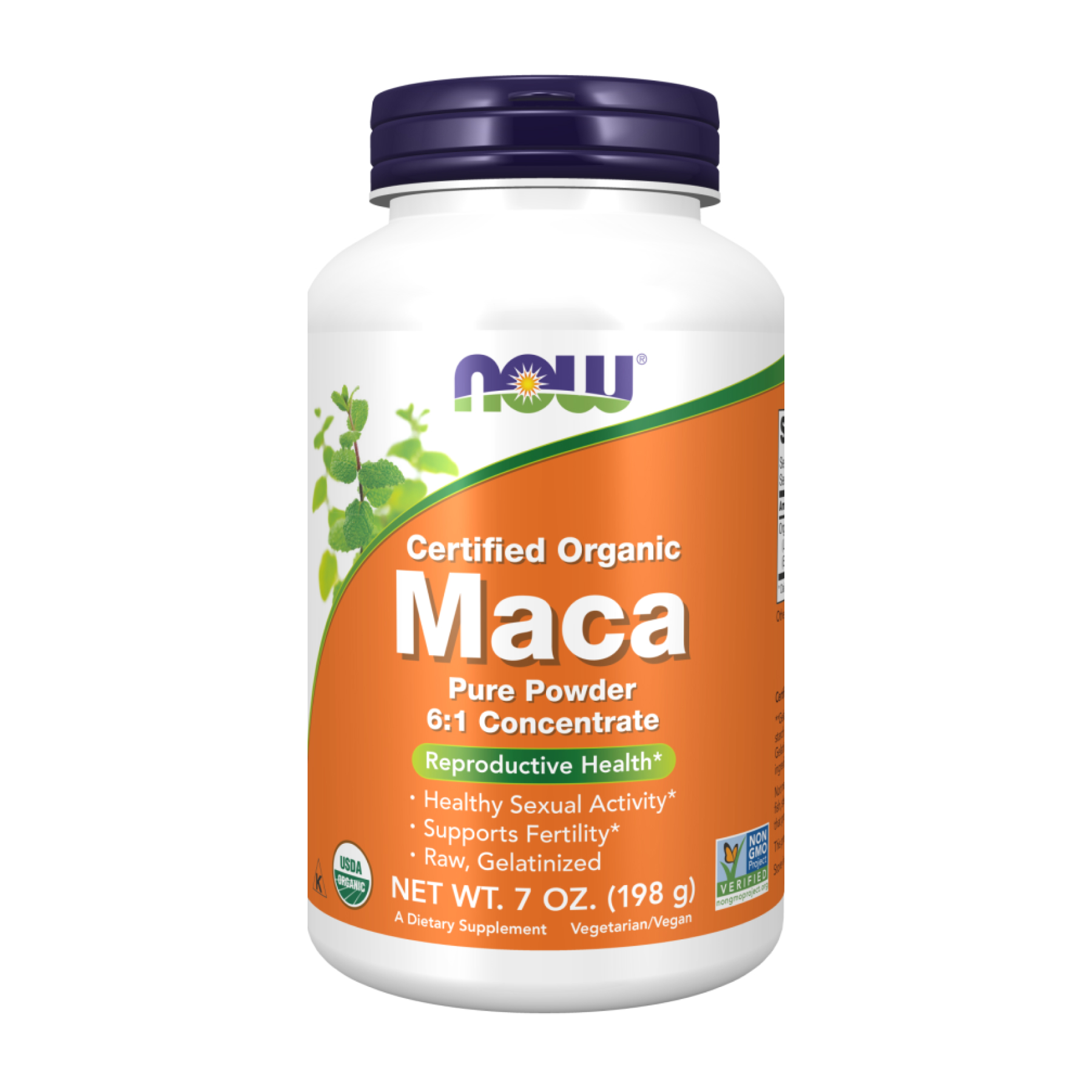Now Foods Maca Pure Powder 6:1 Concentrate - 198g 2023-10-3574