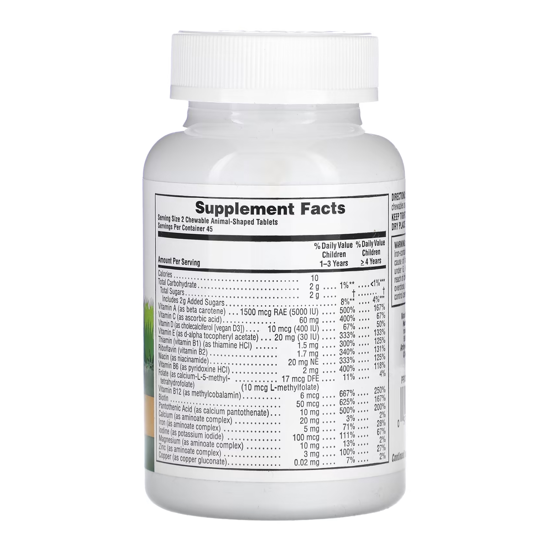 Nature's Plus Assorted Chewable - 90 tabs 2022-10-2860
