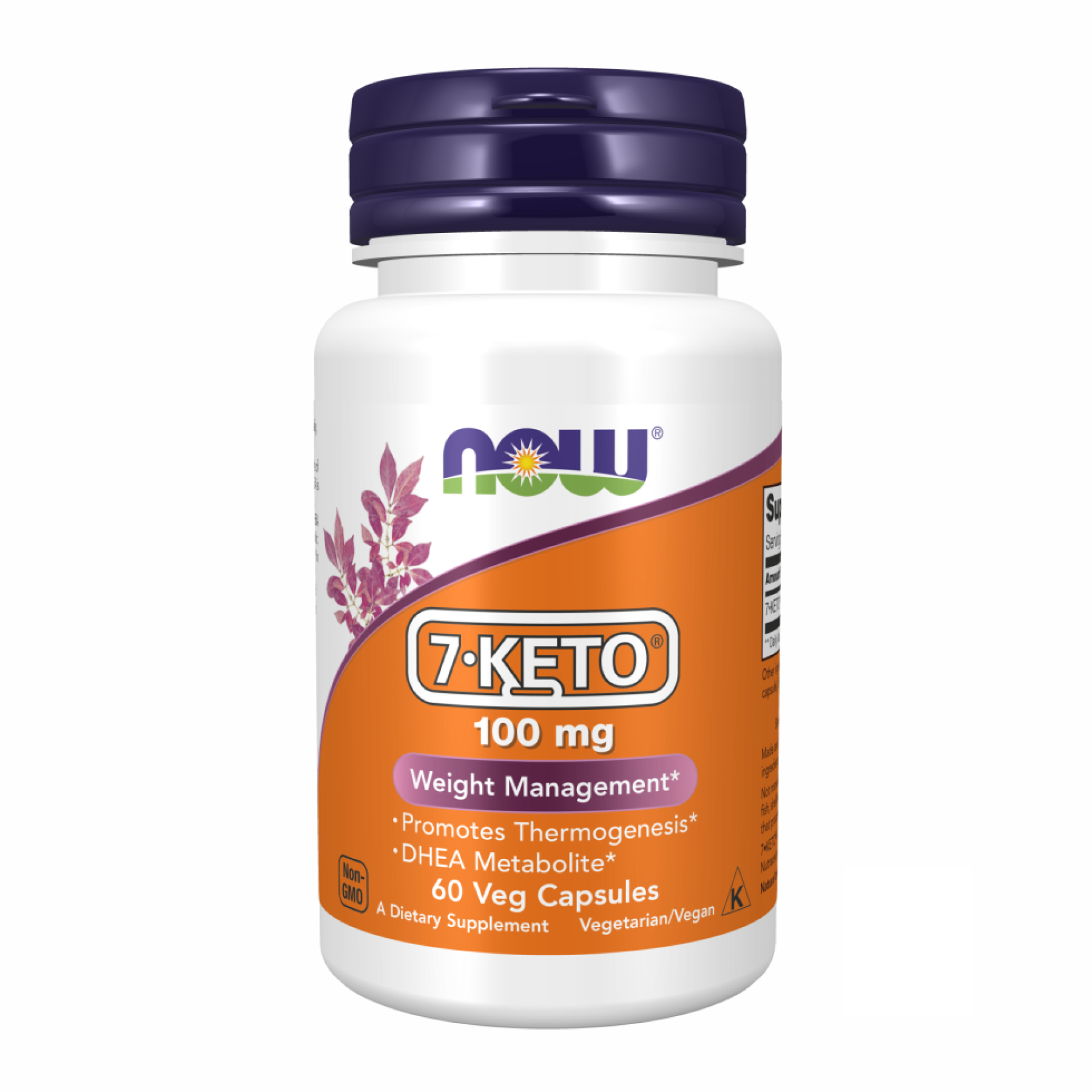 Now Foods 7-KETO 100 mg - 60 vcaps 2022-10-0091