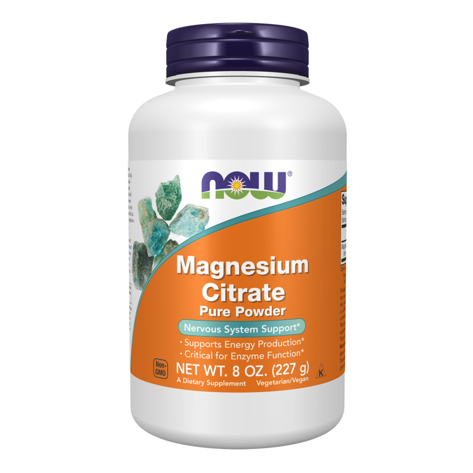Now Foods Magnesium Citrate Powder - 8 oz 2022-10-0669