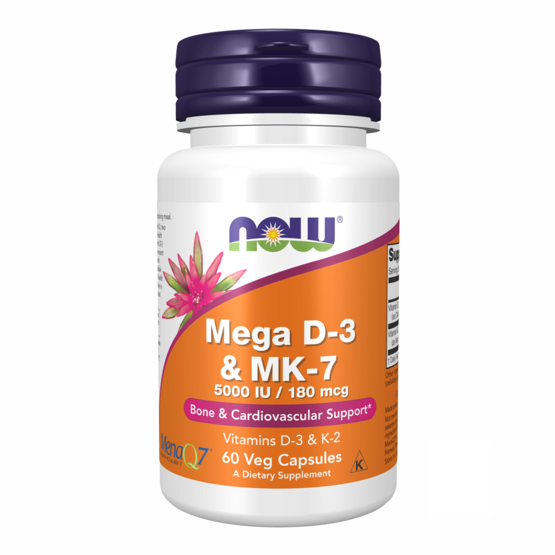 Now Foods MEGA D-3 & MK-7 - 60 vcaps 2022-09-1193