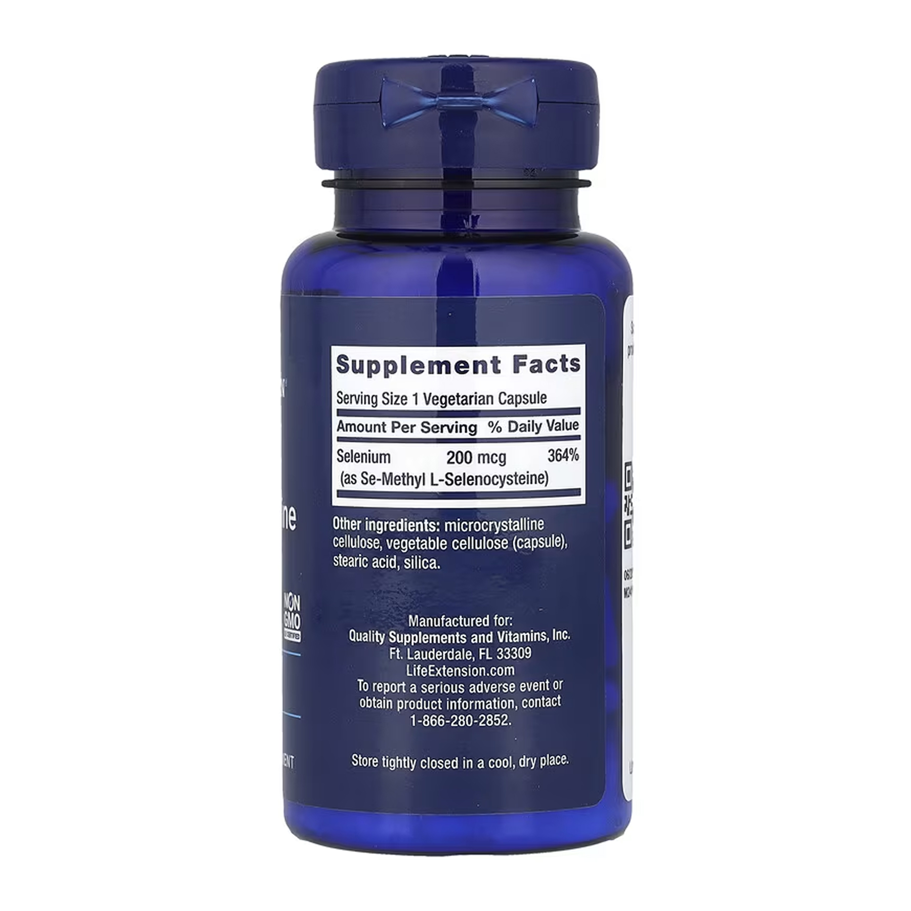 Life Extension Se-Methyl L-Selenocysteine 200 mcg - 90 vcaps 2023-10-6166