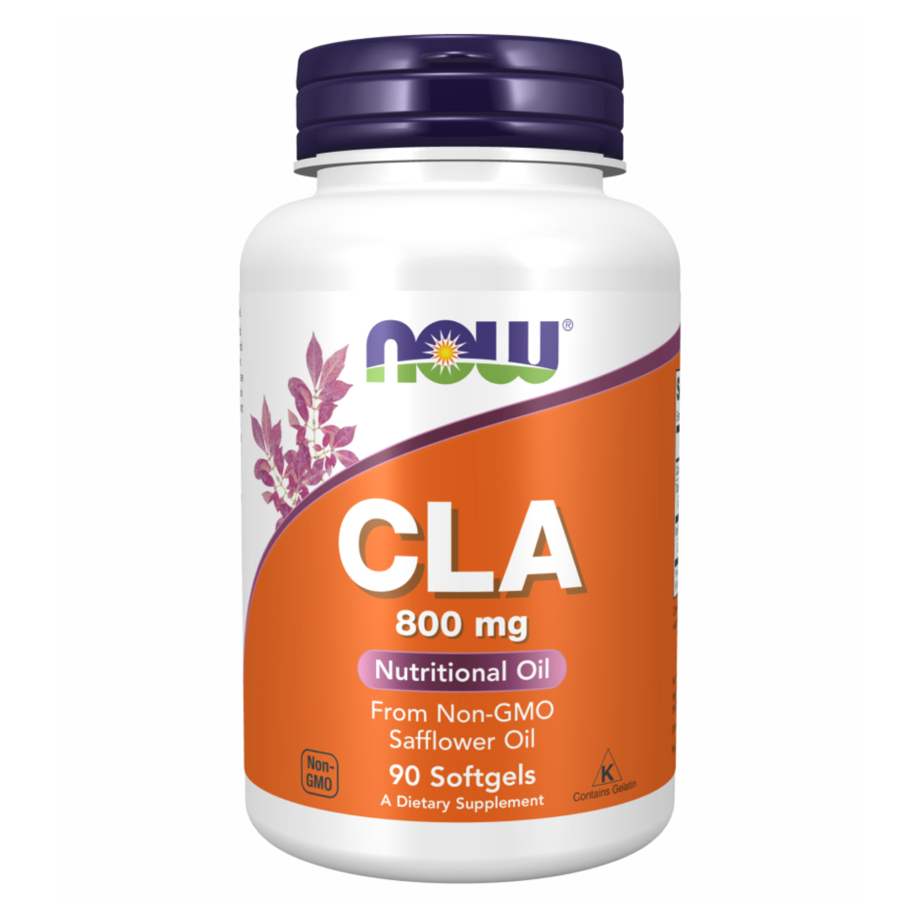Now Foods CLA 800mg - 90 softgels 100-63-5608028-20