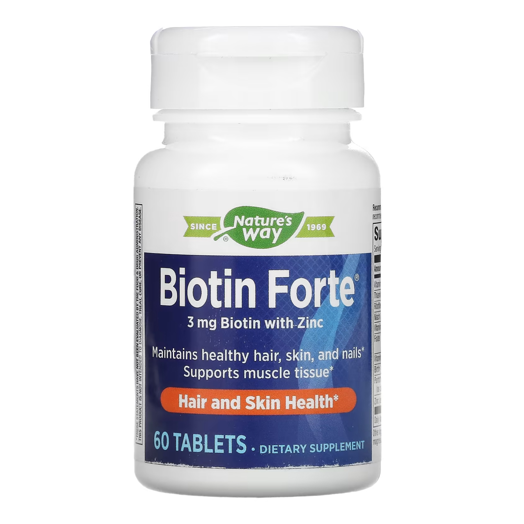 Nature's Way Biotin Forte 3 mg - 60 tabs 2022-10-1066