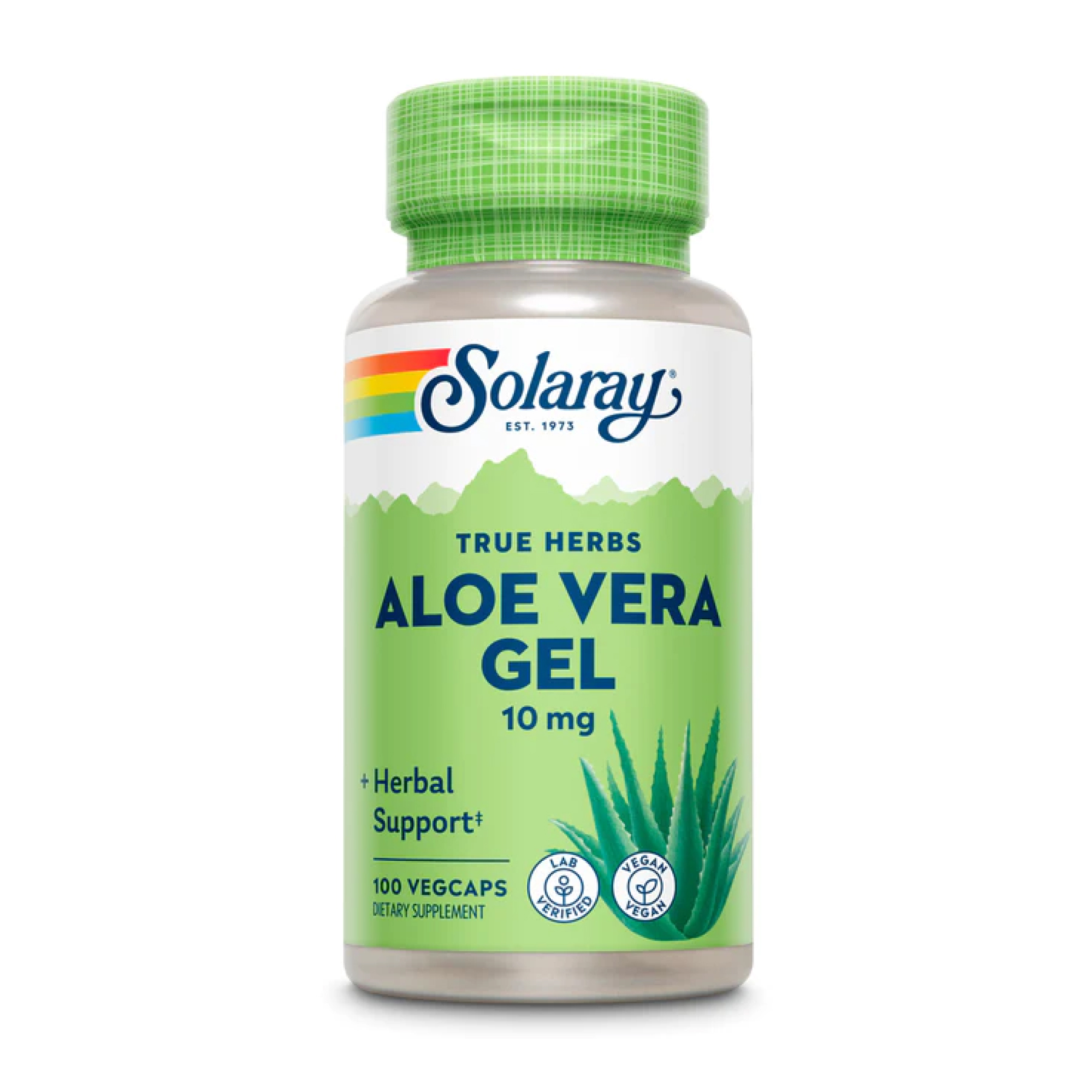 Solaray Aloe Vera Gel 2000mg - 100 vcaps 2023-10-2124
