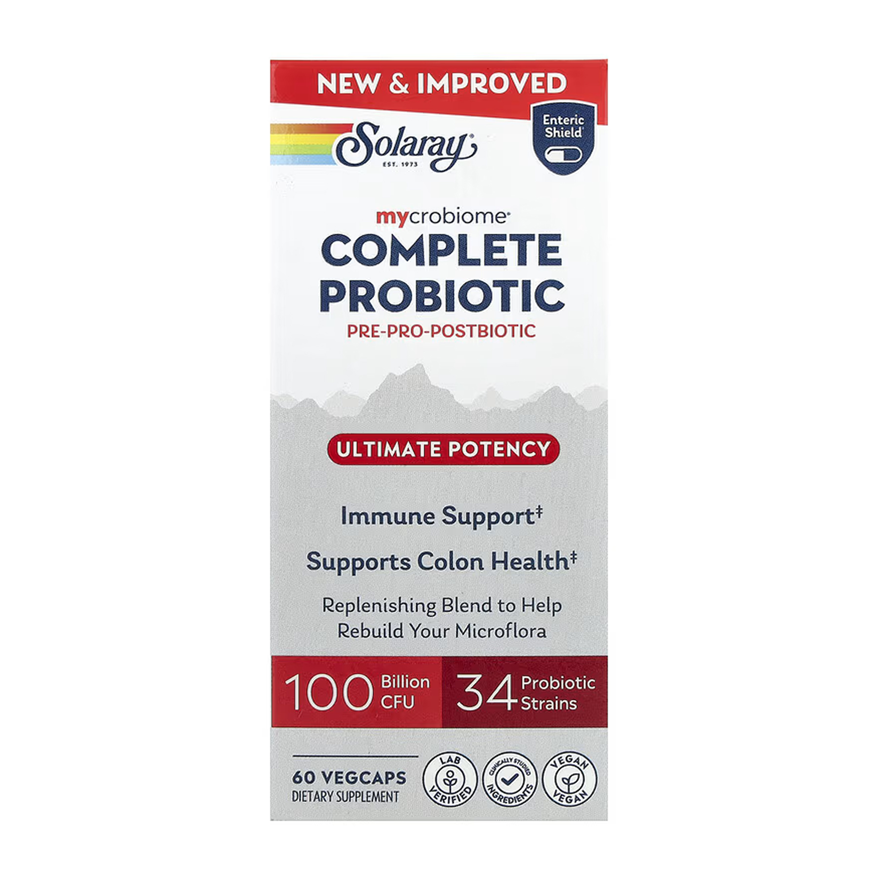 Solaray Complete Probiotic Ultimate Potency - 60 vcaps 2024-11-0257
