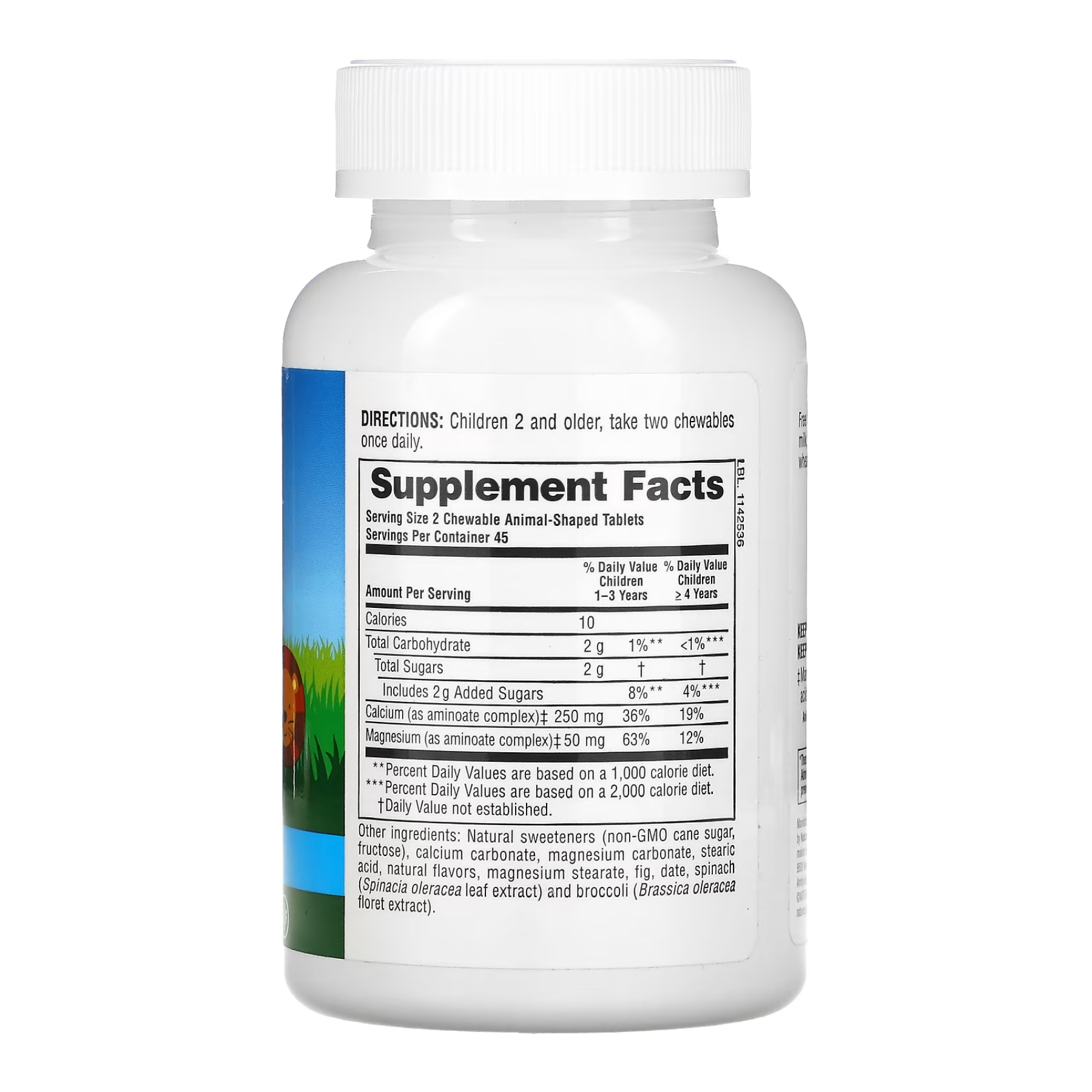 Nature's Plus Calcium Chewable - 90 tabs 2022-10-2862