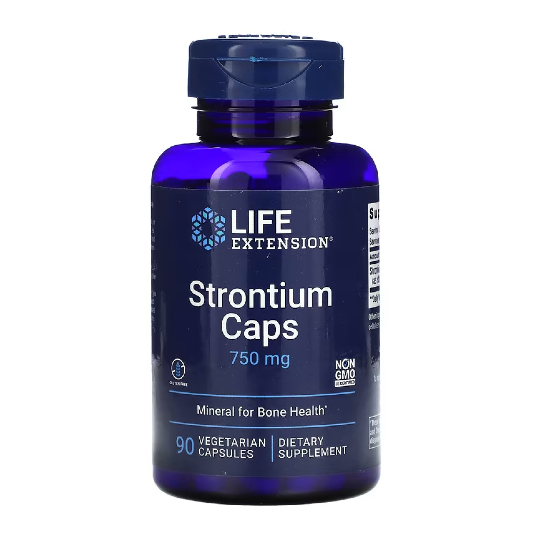 Life Extension Strontium Caps 750 mg - 90 vcaps 2023-10-5127
