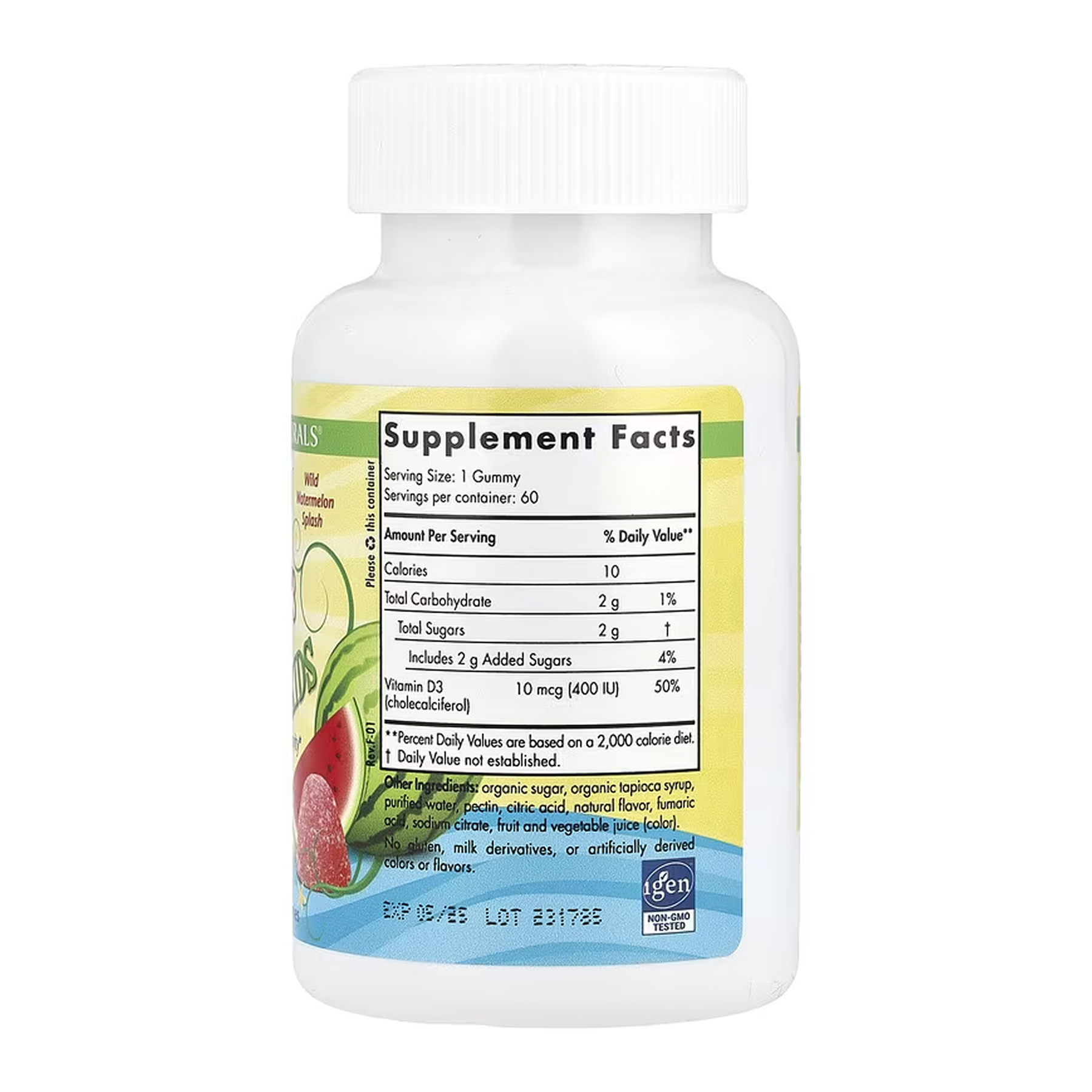 Nordic Naturals Vitamin D3 Gummies Kids - 60 gummies 2023-10-5964