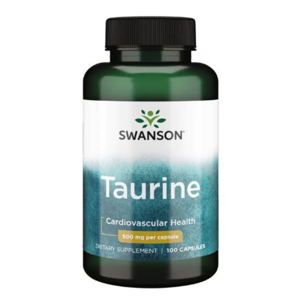 Swanson Taurine 500mg - 100caps 100-85-7185633-20