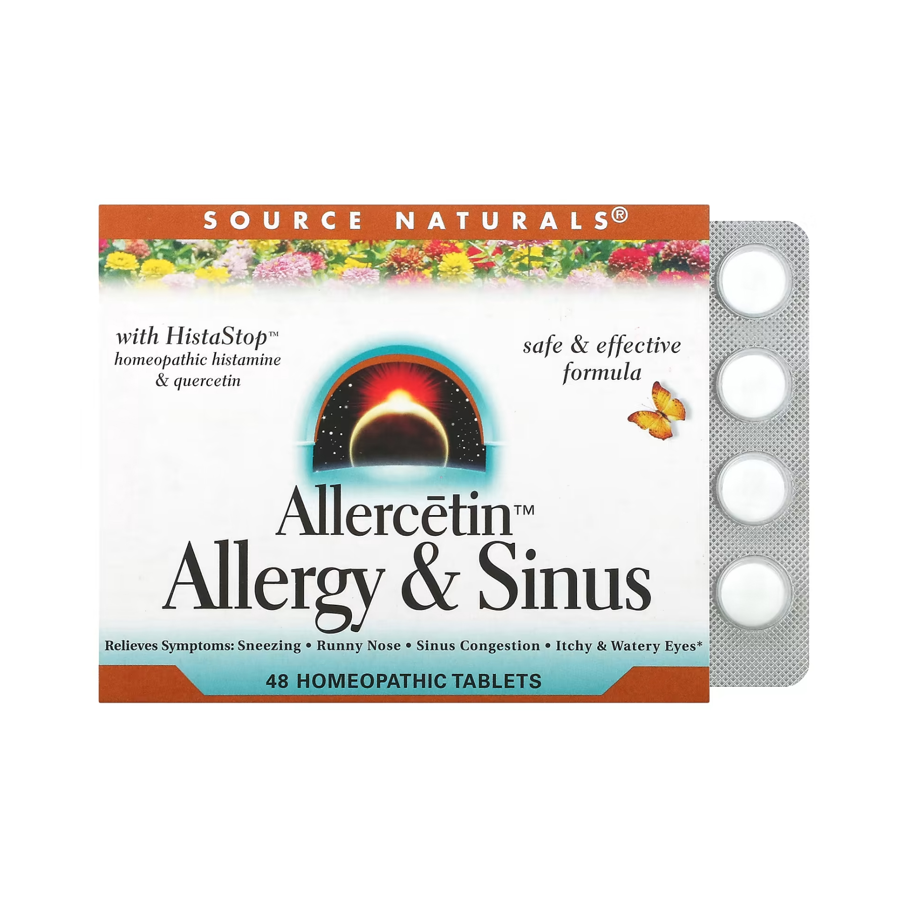 Source Naturals Allercetin™ Allergy & Sinus - 48 tabs 2023-10-4621
