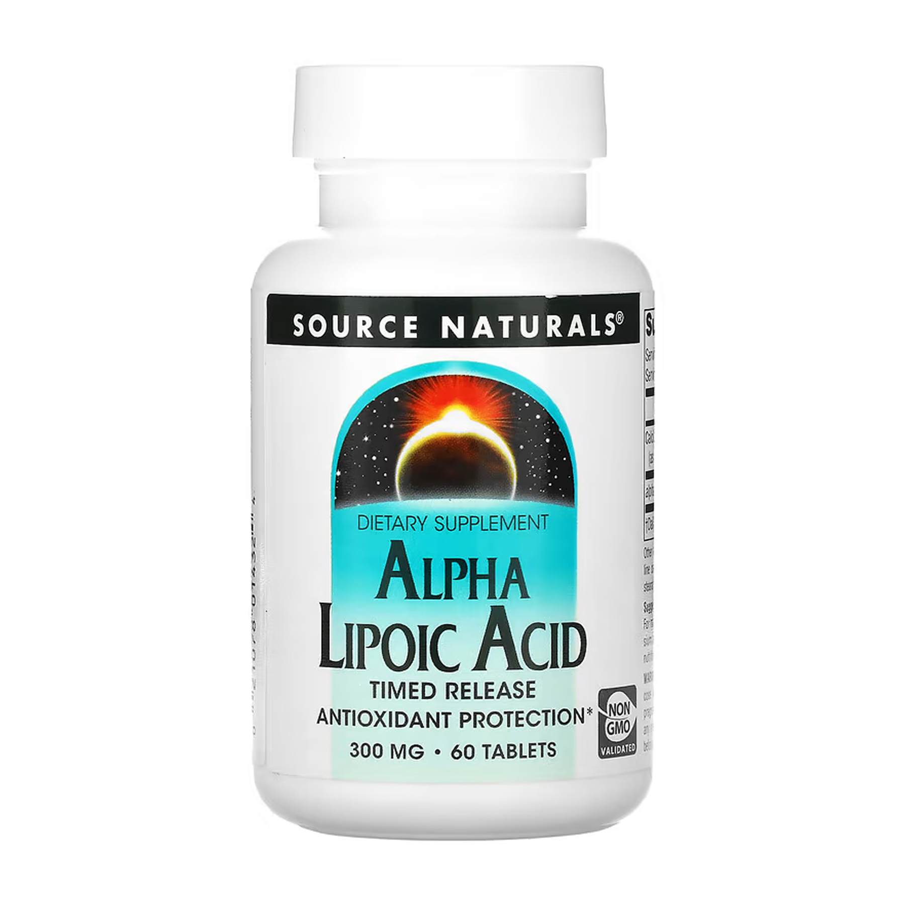 Source Naturals Alpha Lipoic Acid 300mg - 60 tabs 2023-10-5555
