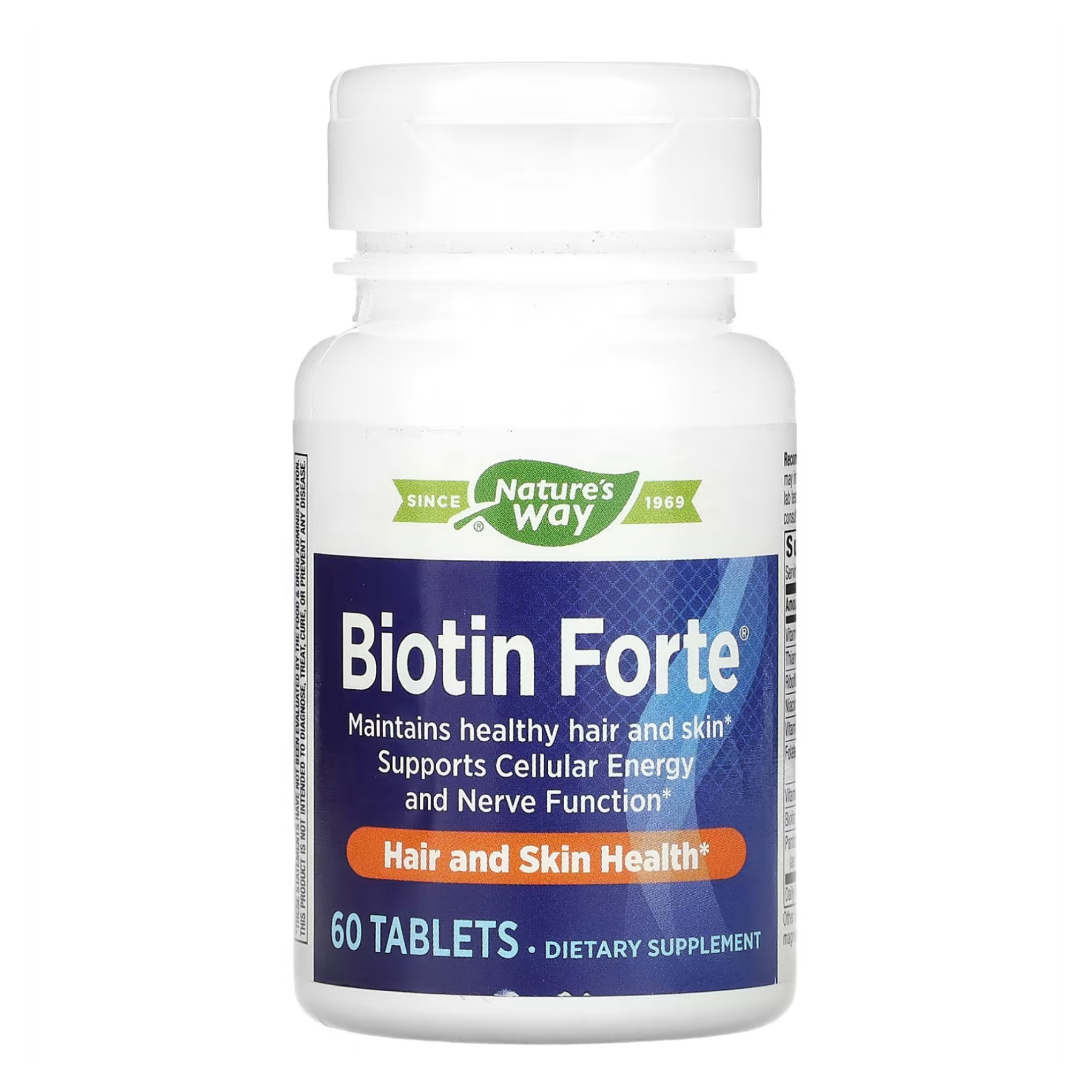 Nature's Way Biotin Forte 5 mg - 60 tabs (До 06.26) 2023-10-7751
