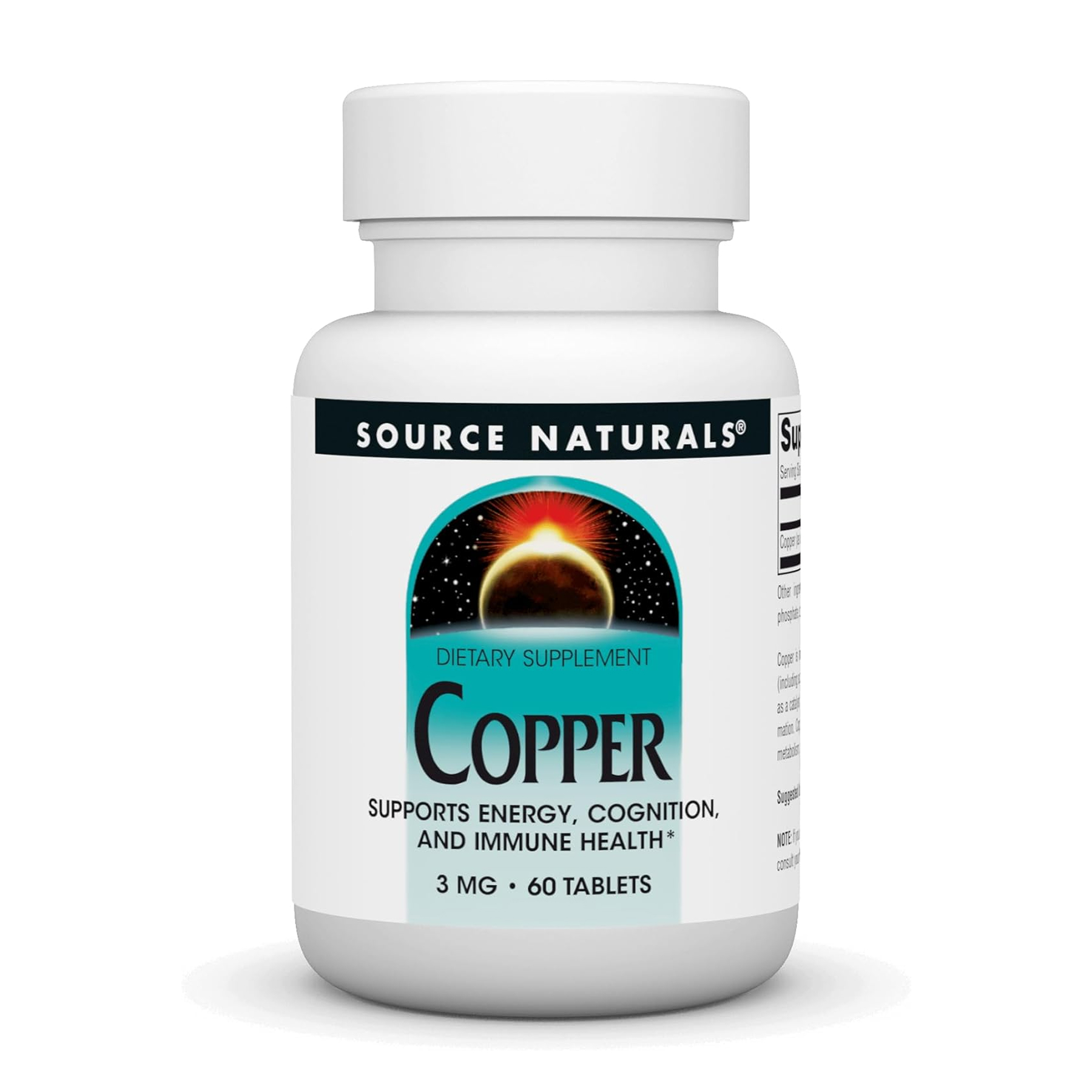 Source Naturals Copper 3mg - 60 caps 2023-10-5896