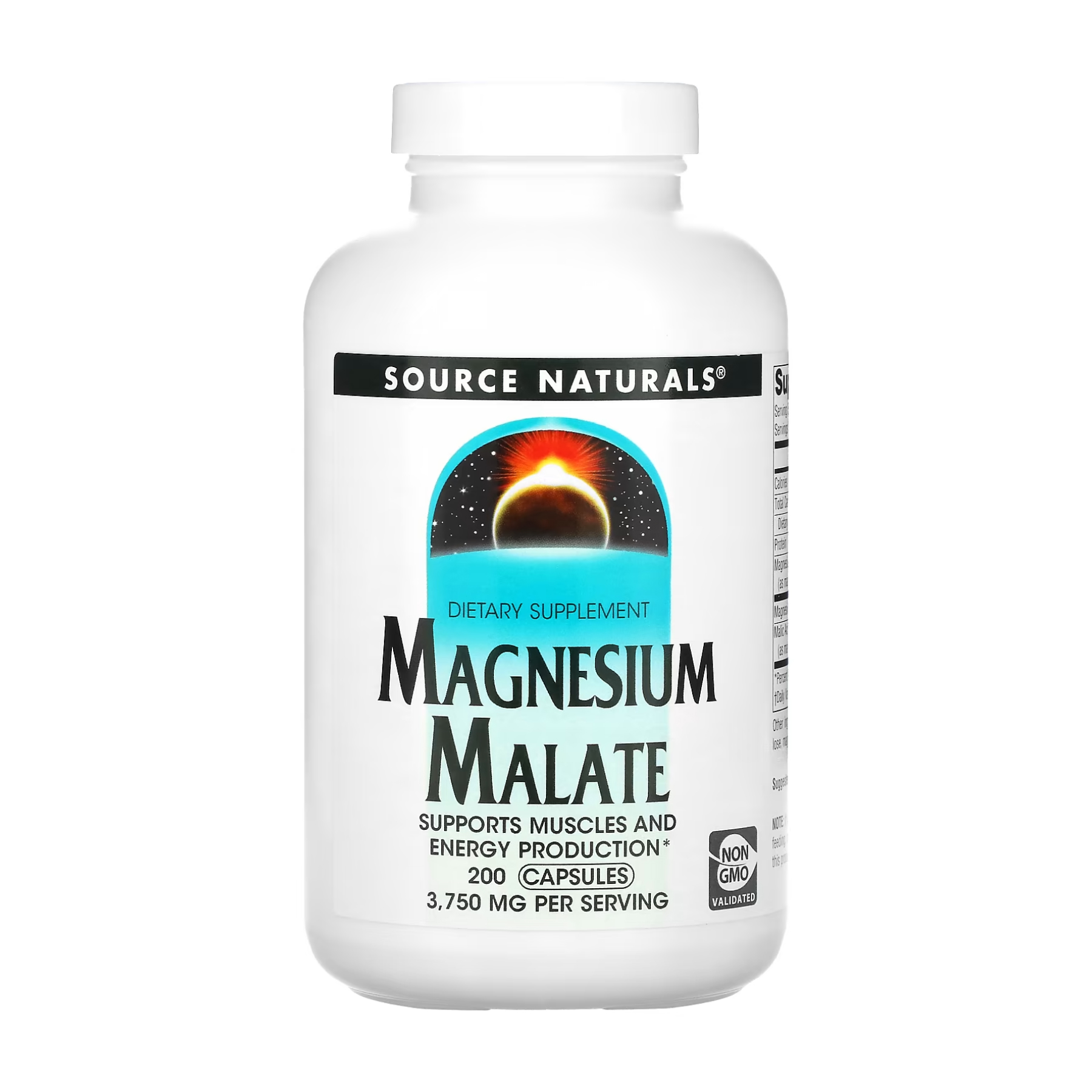 Source Naturals Magnesium Malate 625mg - 200 caps 2023-10-2690