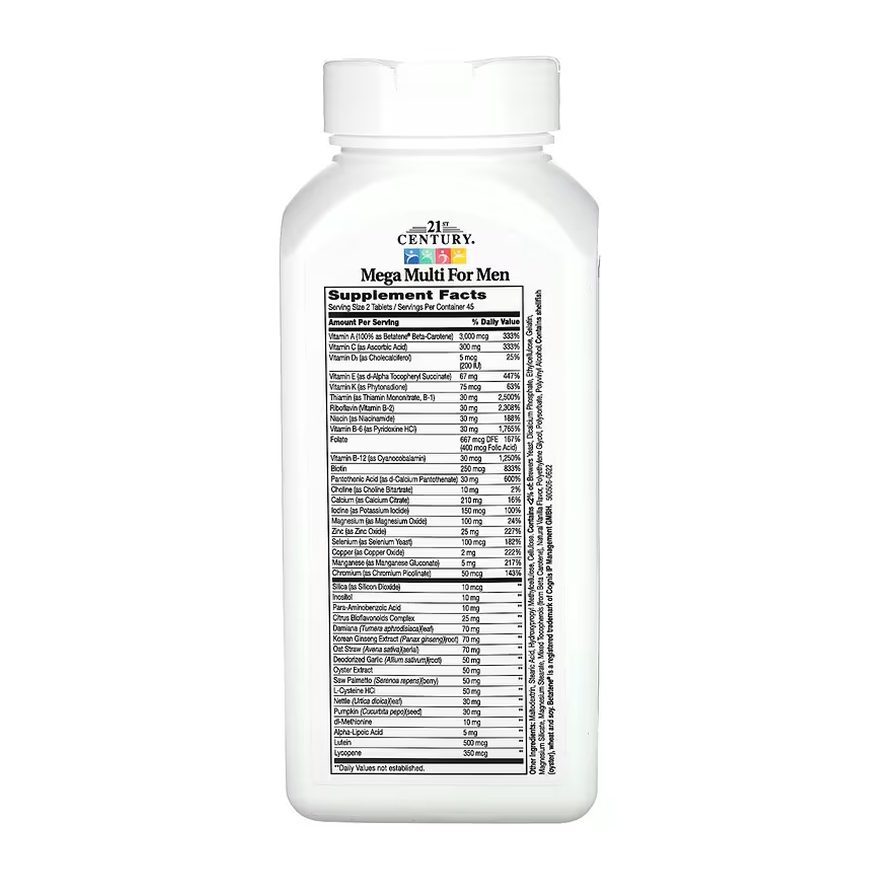 21st Century Mega Multi For Men - 90 tabs 2023-10-7118