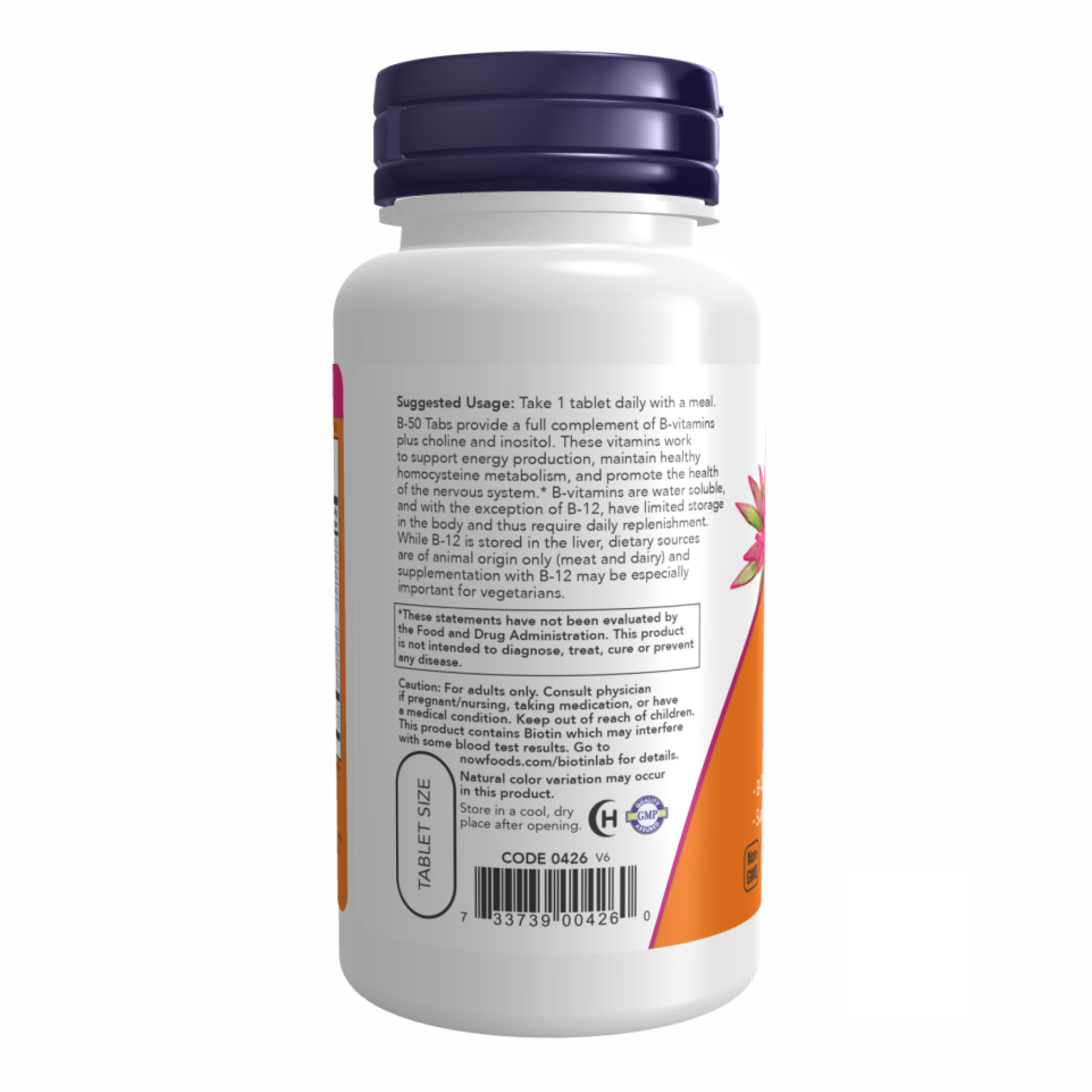 Now Foods B-50 - 100 tabs 2022-09-1195