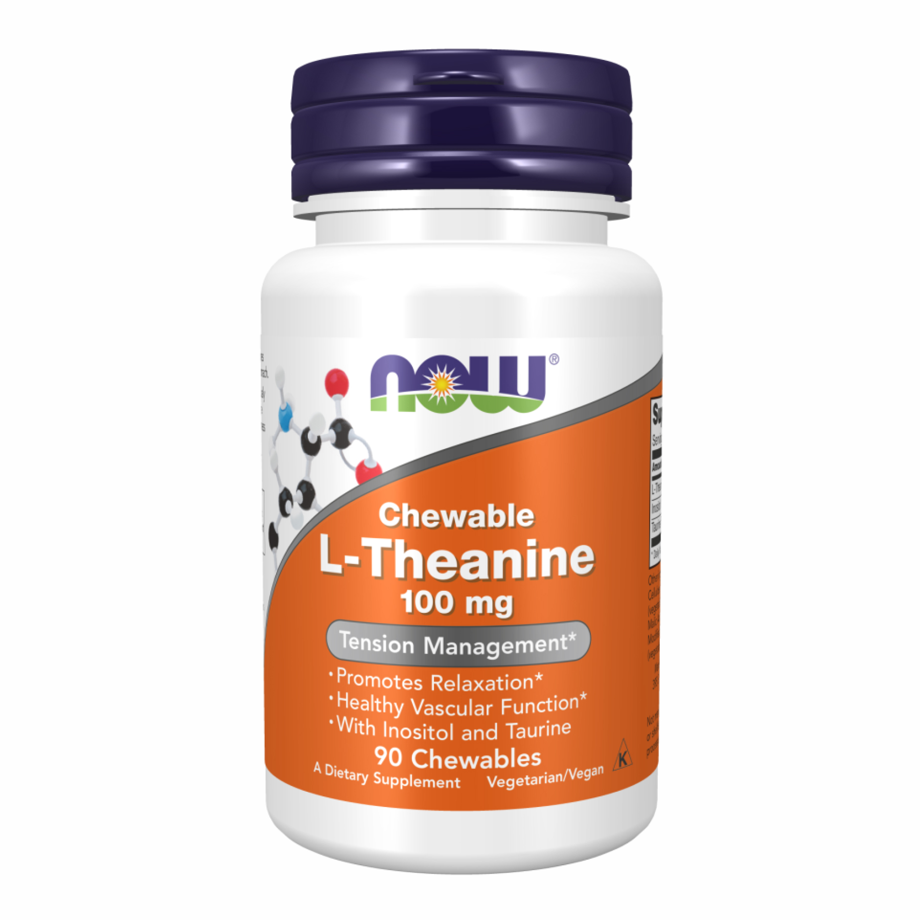 Now Foods L-Theanine 100mg Plus - 90 loz 2022-10-2550