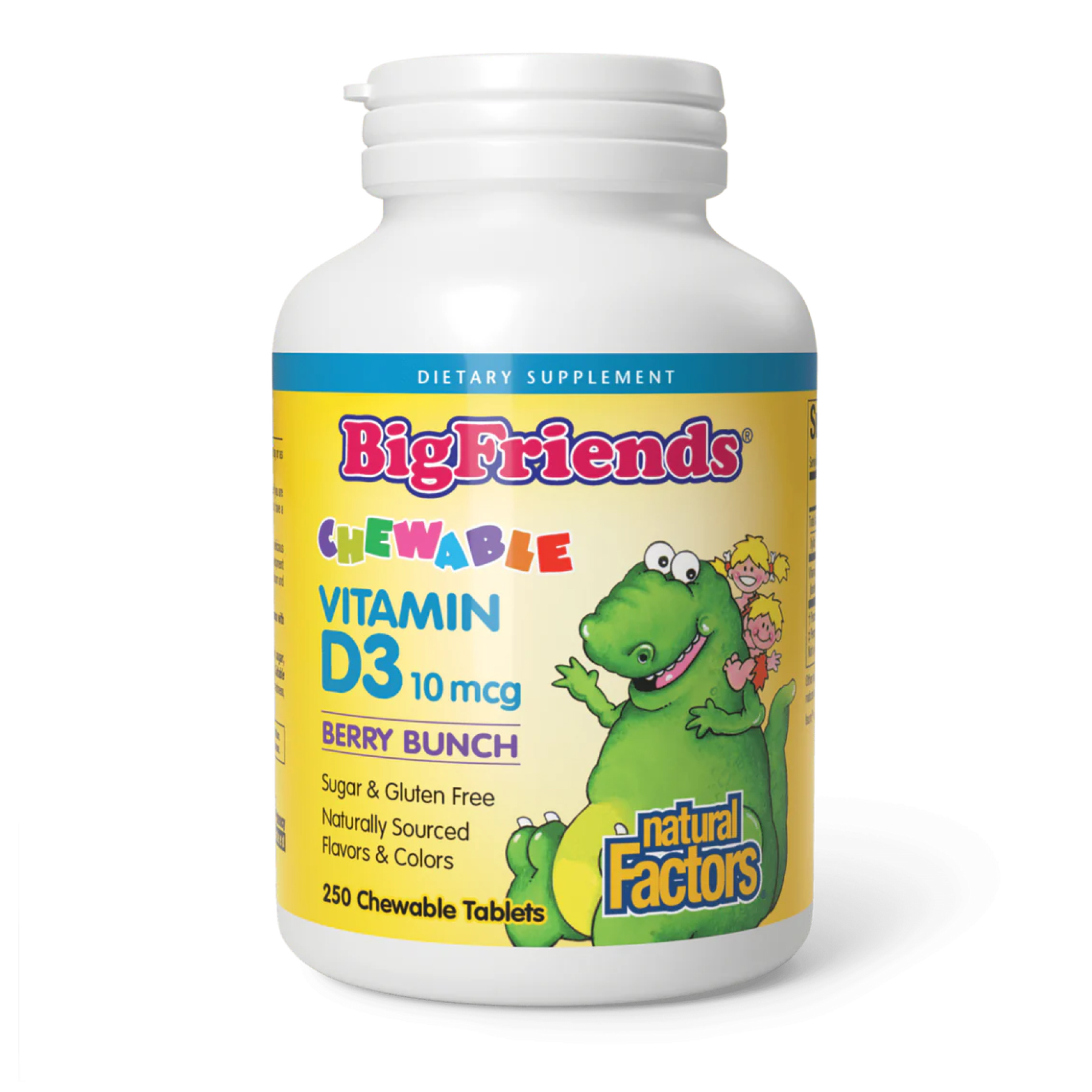 Natural Factors Vitamin D3 10 mcg (400 IU) - 250 tabs Berry Bunch 2023-10-3816