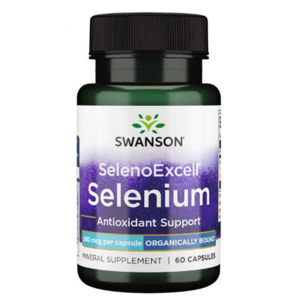 Swanson Selenoexcell Selenium 200mcg - 60caps 100-90-5975841-20
