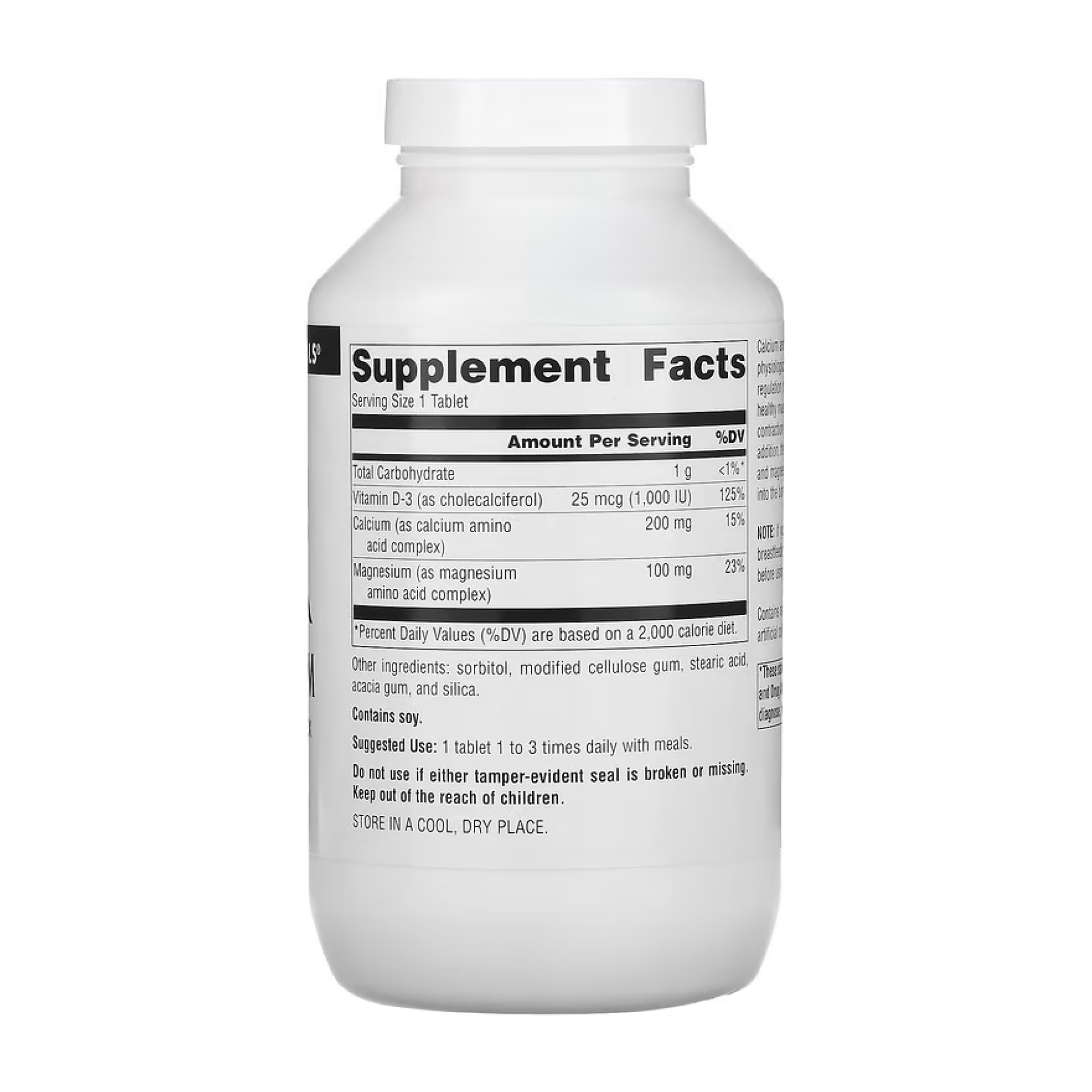 Source Naturals Calcium & Magnesium 300mg - 250 tabs 2023-10-4322
