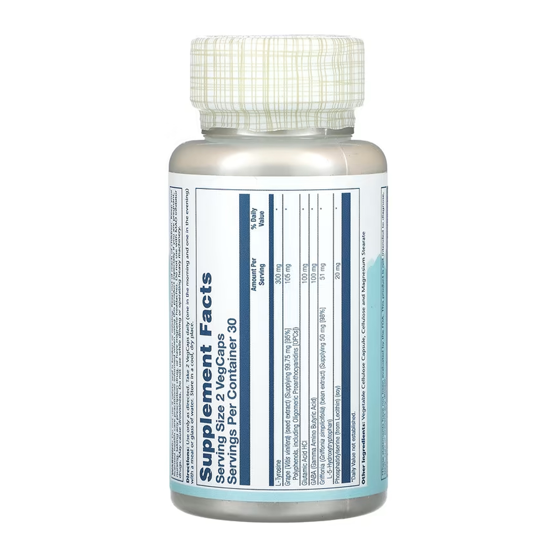 Solaray Focus for Adults - 60 vcaps 2023-10-6982