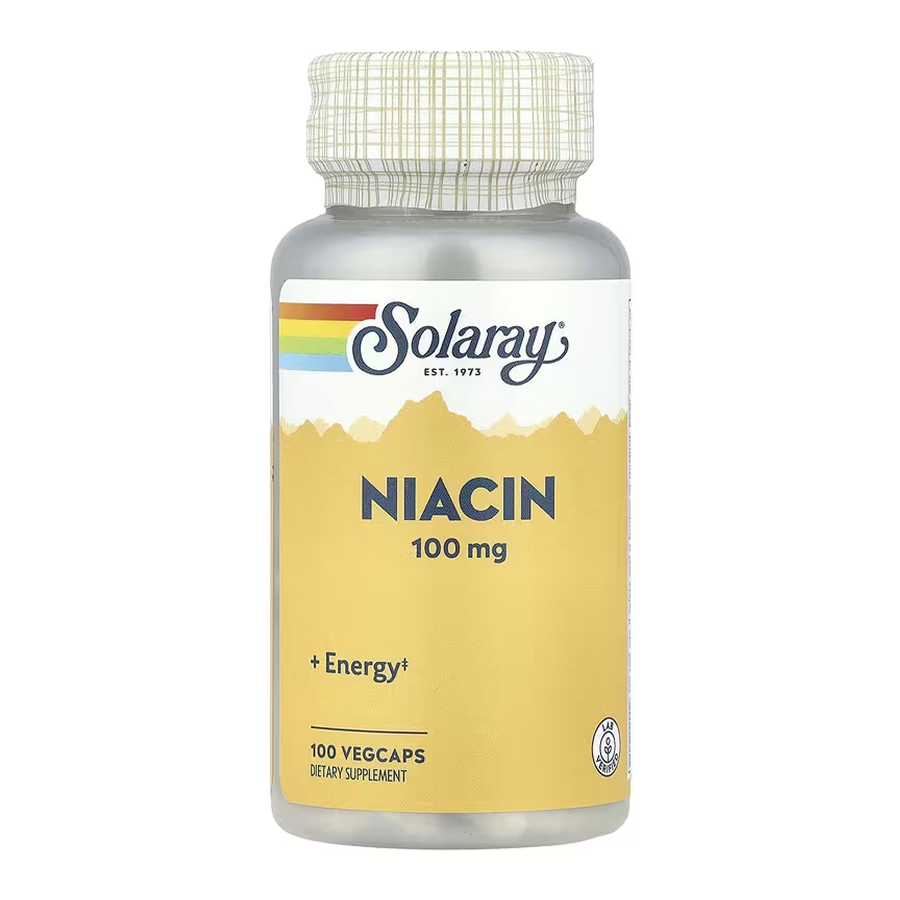 Solaray Niacin 100mg - 100 vcaps 2023-10-6742