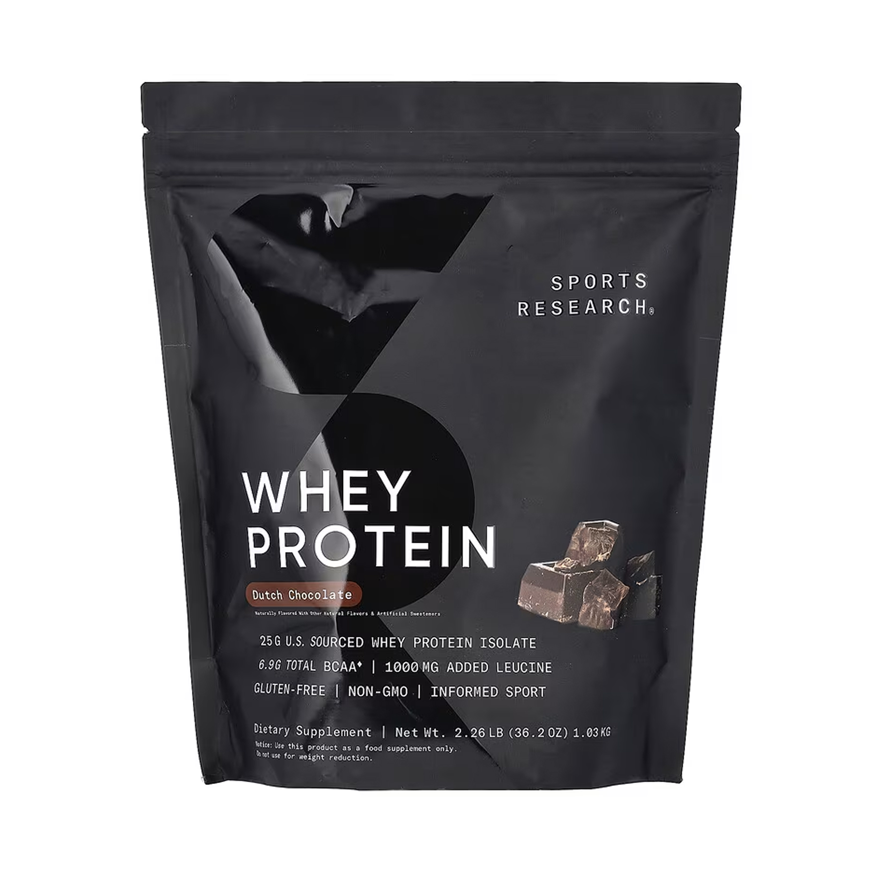 Sport Research Whey Protein Isolate - 1030g Chocolate (Пошкоджена етикетка) 2024-11-0259