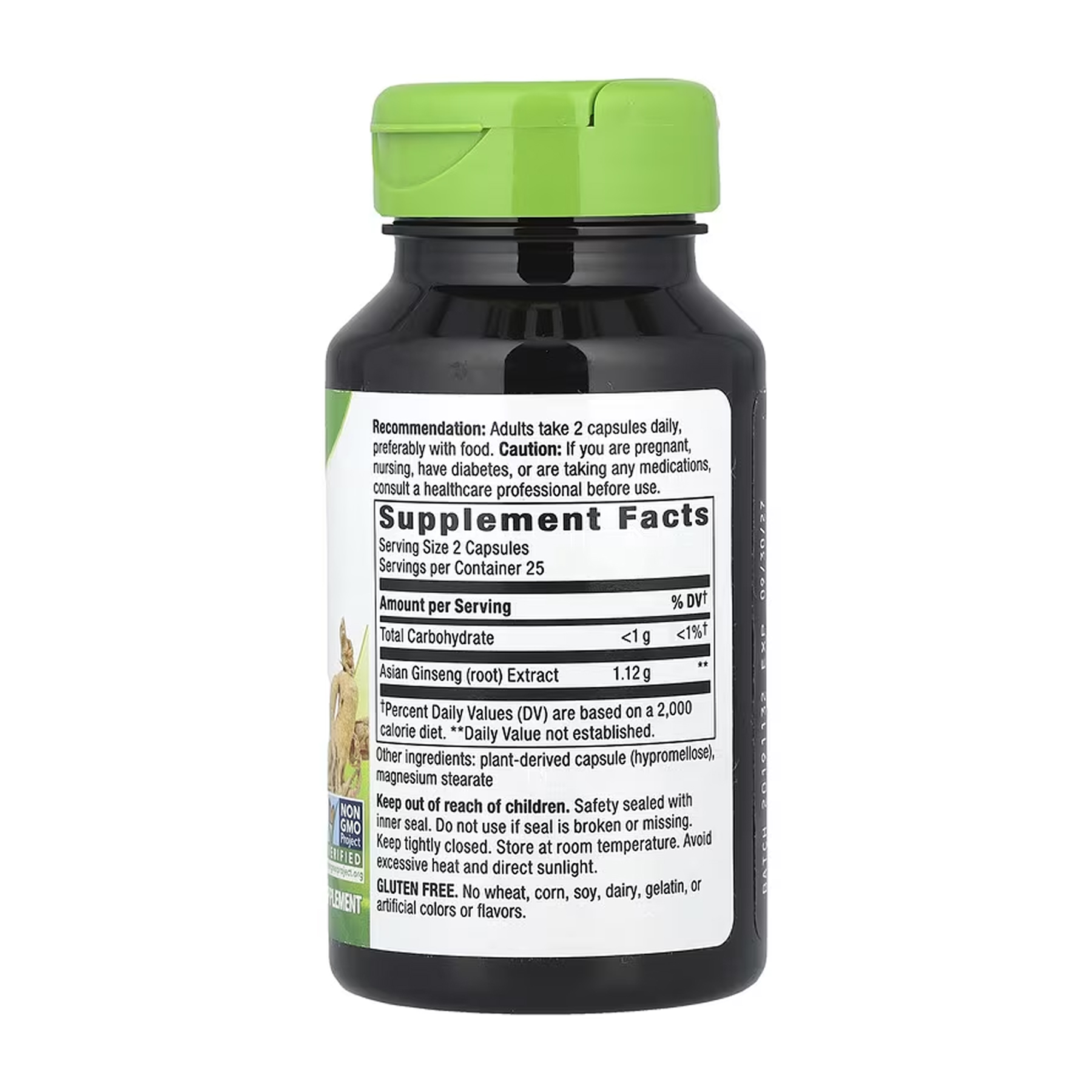 Nature's Way Asian Ginseng - 50 vcaps 2023-10-6410