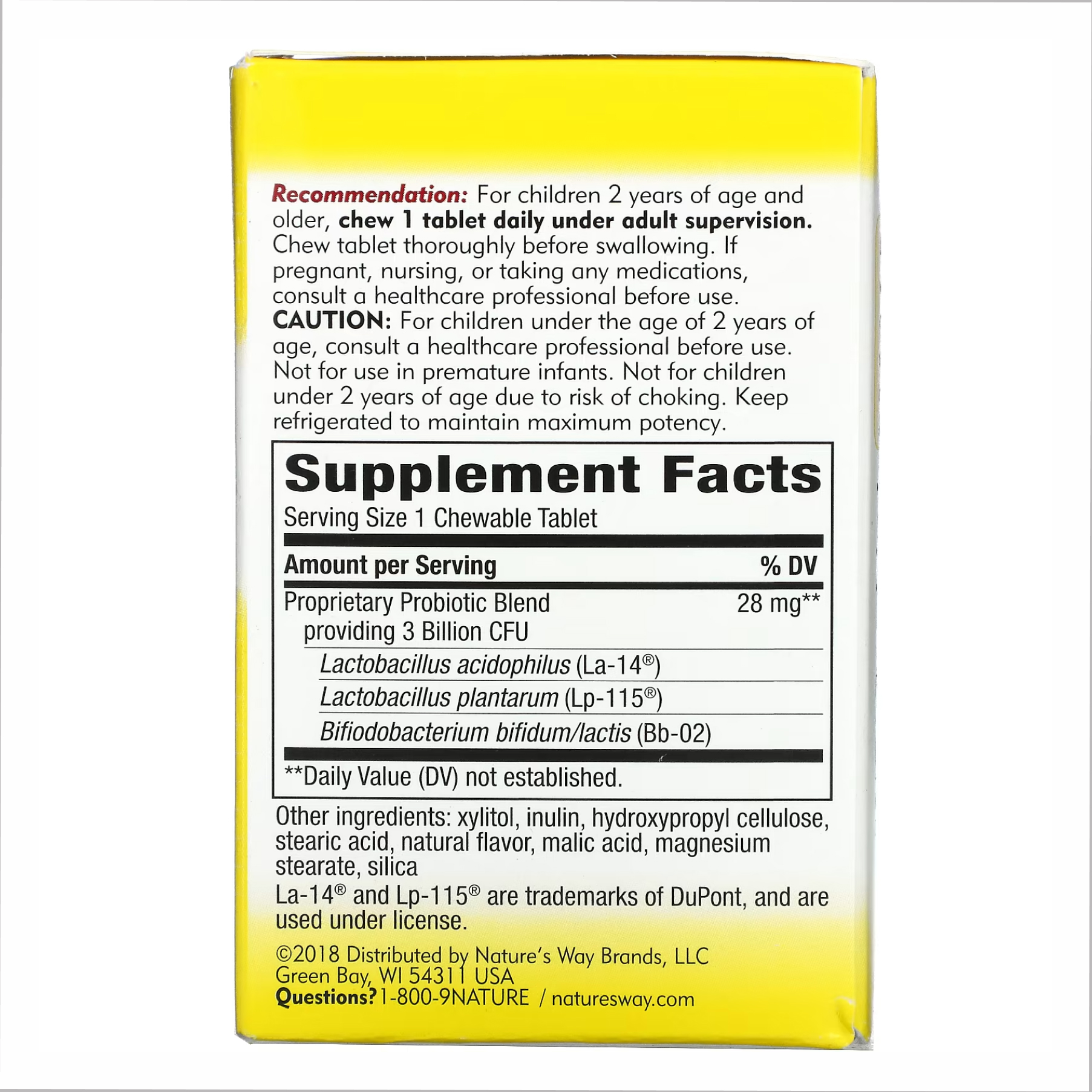 Puritans Pride Kids Primadophilus - 30 tabs Cherry (Пошкоджена упаковка) 2024-11-0482