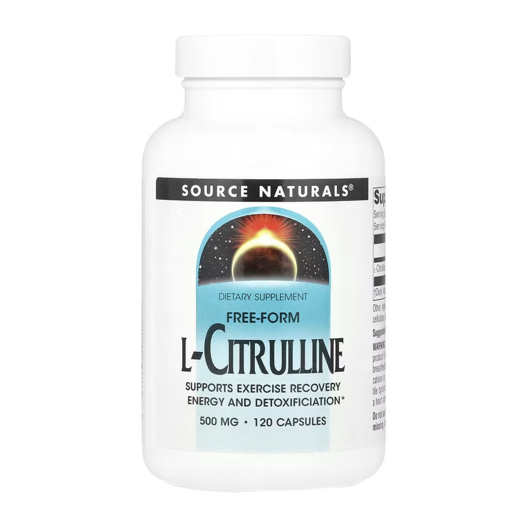 Source Naturals L-Citrulline 500 mg - 120 caps 2023-10-4323