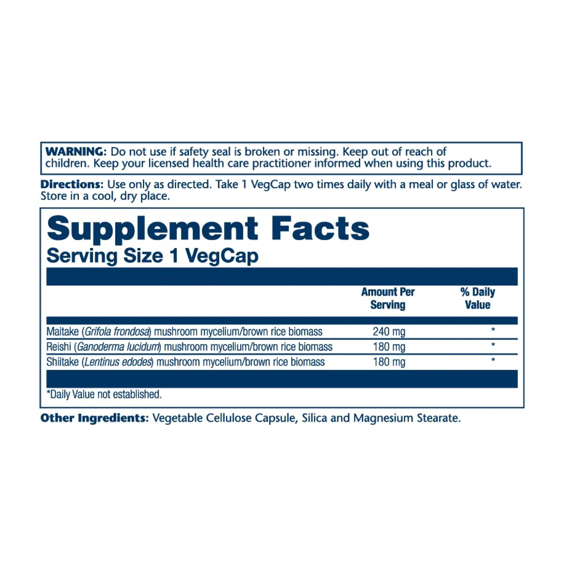 Solaray Mushroom Immune Complex 600mg - 100 vcaps 2023-10-2127