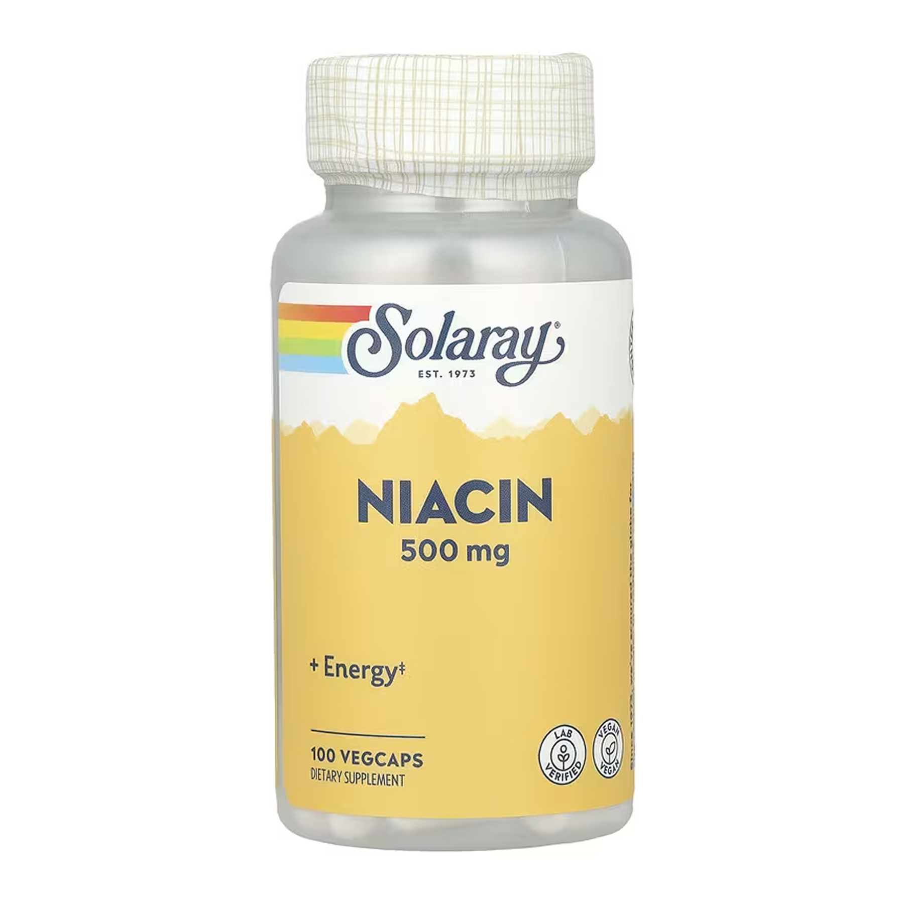 Solaray Niacin 500mg - 100 vcaps 2023-10-6743