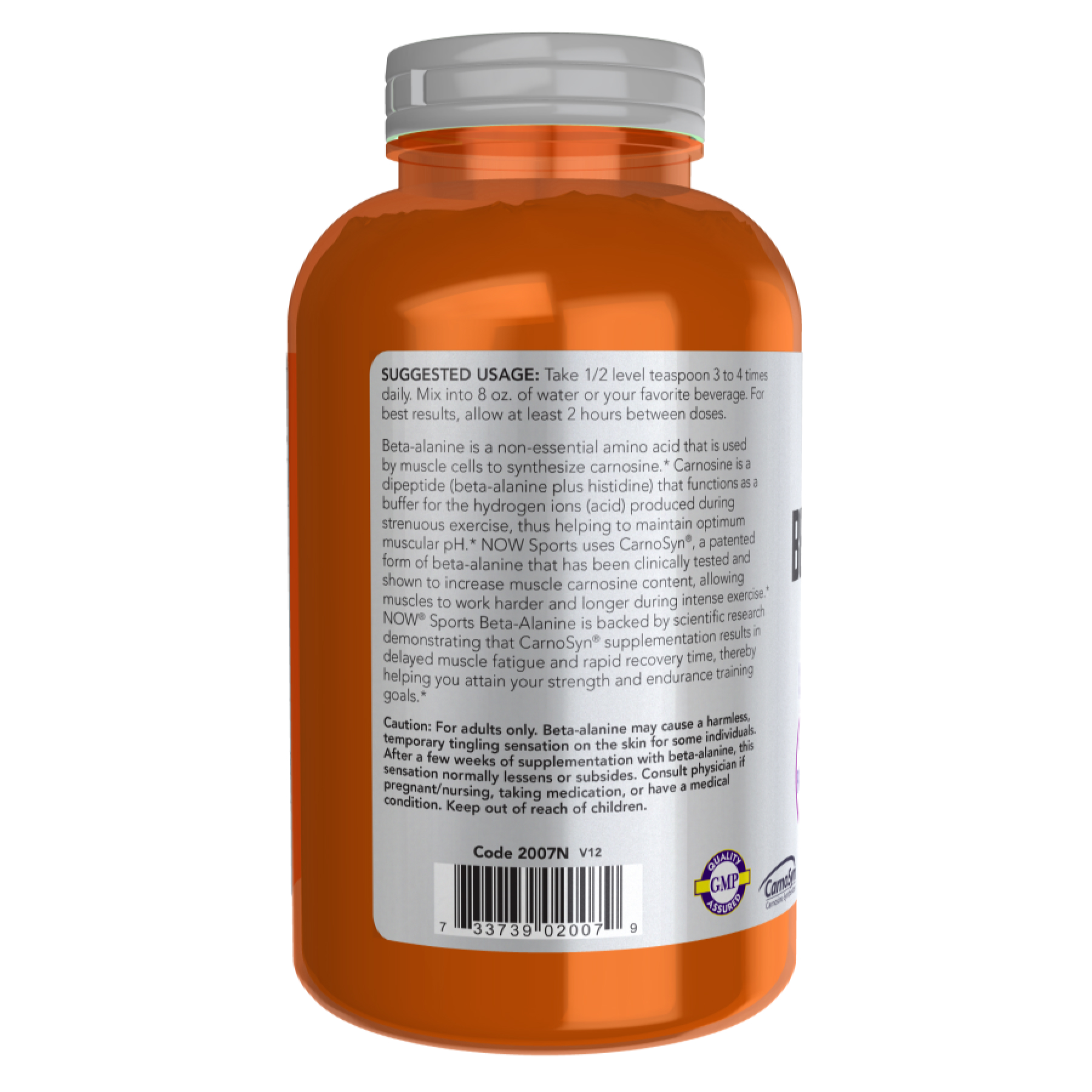 Now Foods Beta Alanine Powder - 500g 2022-10-2390
