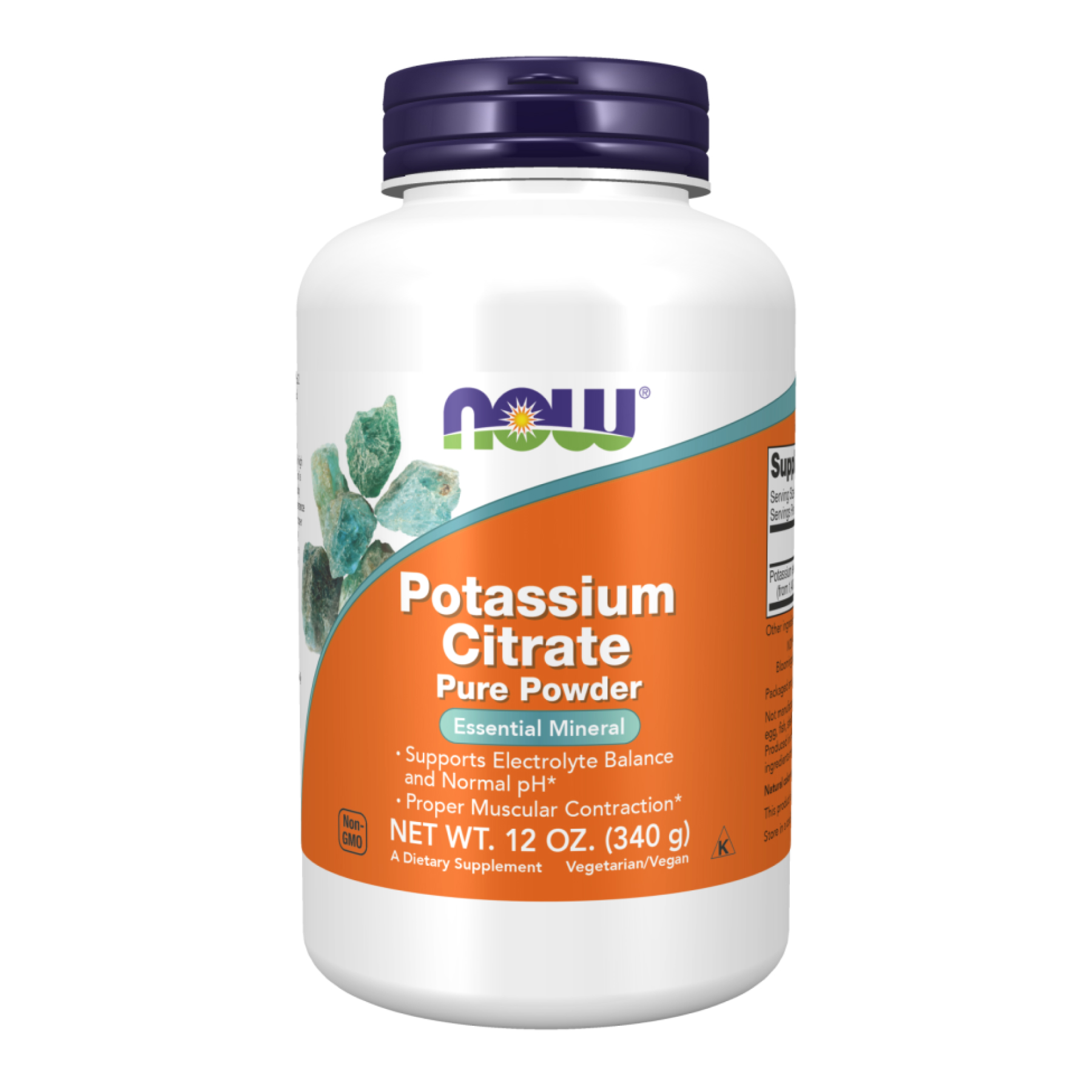 Now Foods Potassium Citrate Powder - 12 oz 2022-10-0673