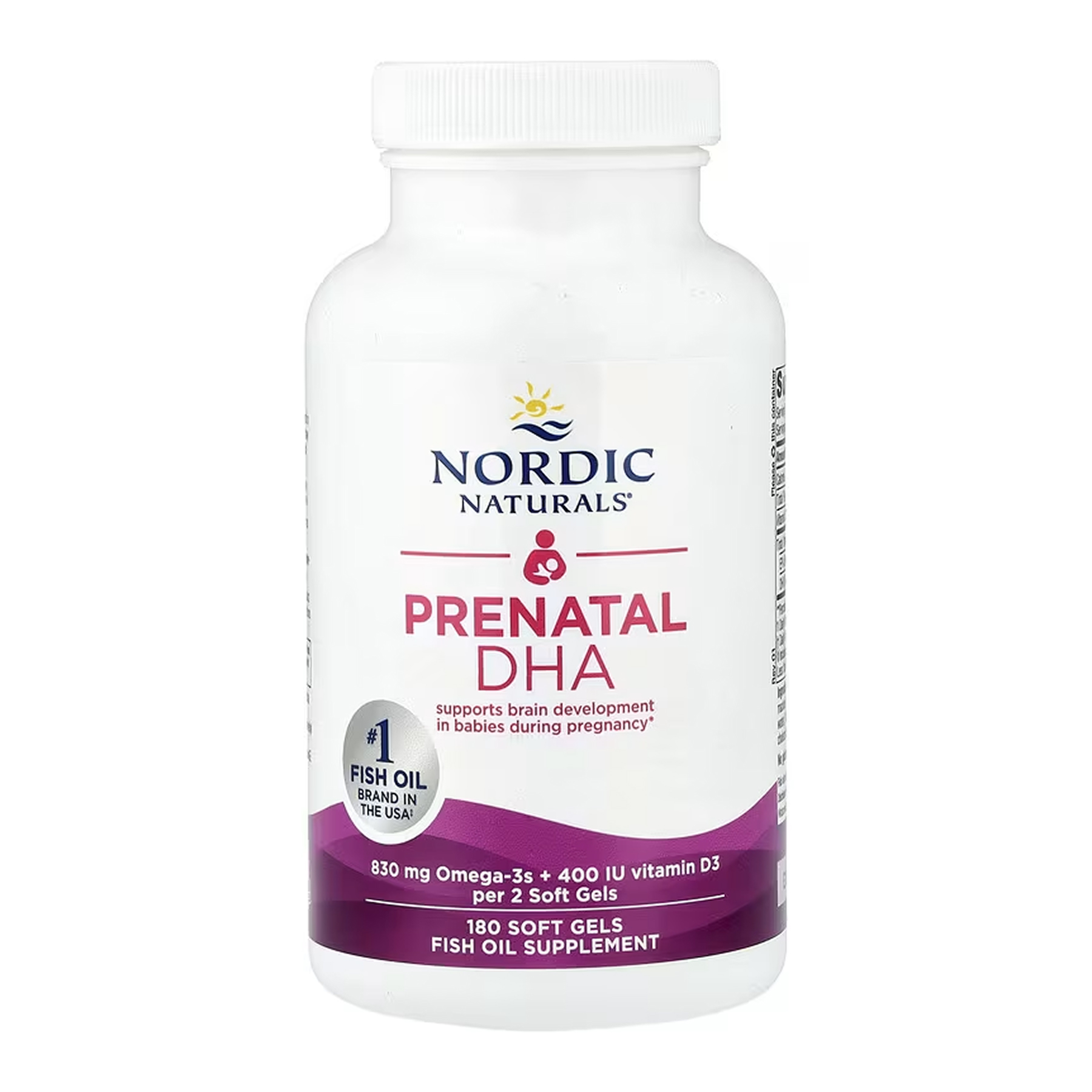 Nordic Naturals Prenatal DHA - 180 softgels 2023-10-5967