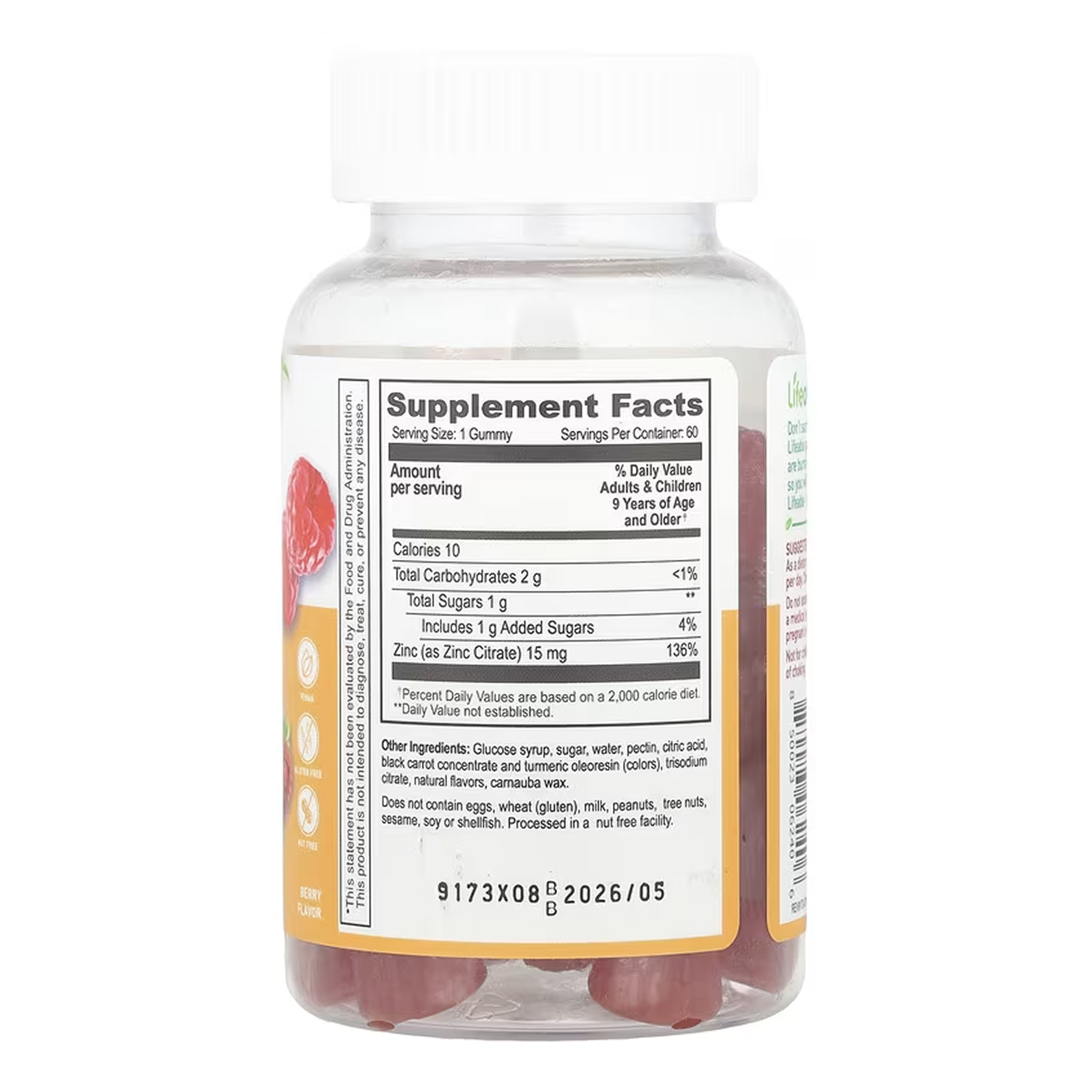 Lifeable Zinc Kids - 60 gummies 2023-10-7305