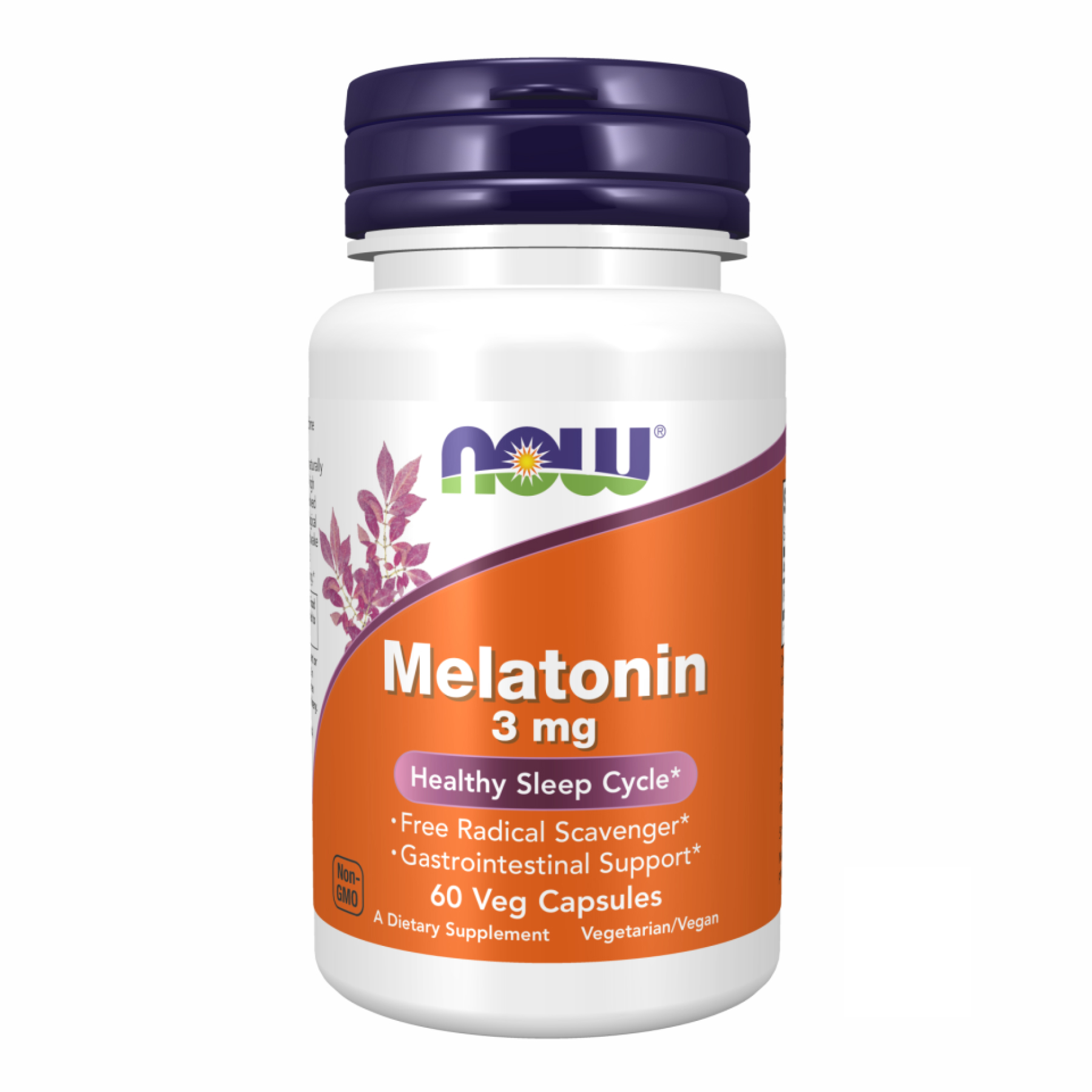 Now Foods Melatonin 3mg - 60 caps 100-28-3949597-20