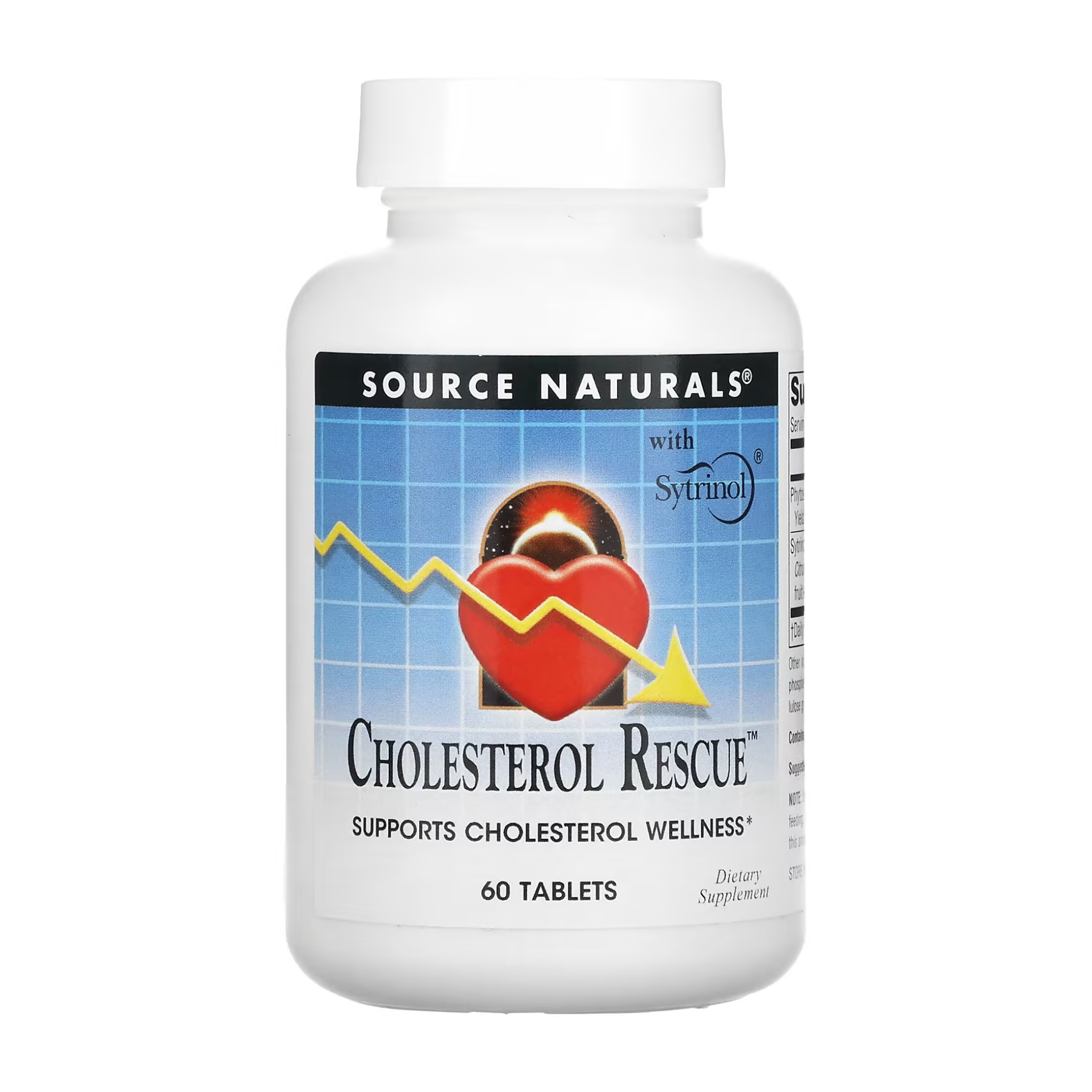 Source Naturals Cholesterol Rescue™ 604 mg - 60 tabs 2023-10-4324