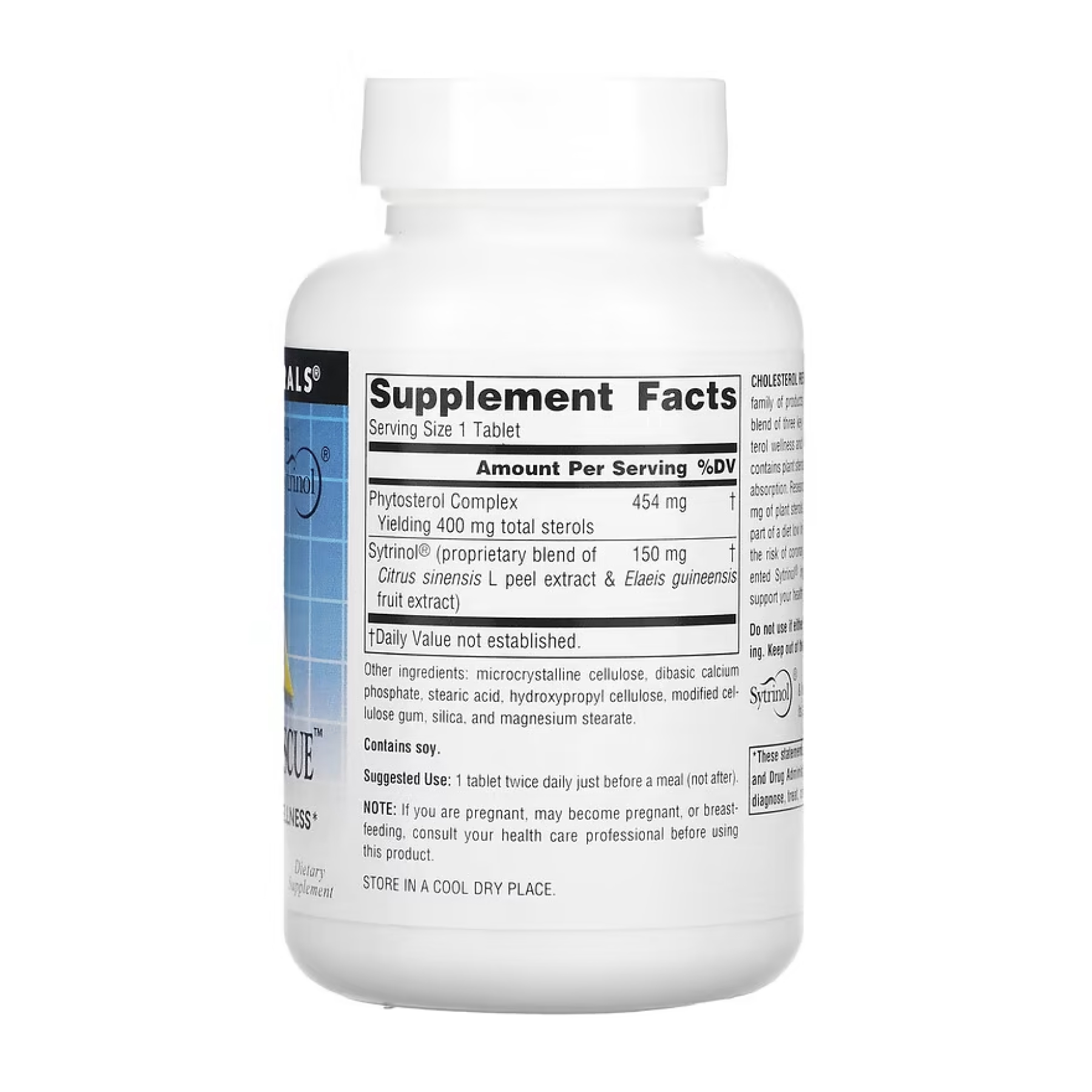 Source Naturals Cholesterol Rescue™ 604 mg - 60 tabs 2023-10-4324