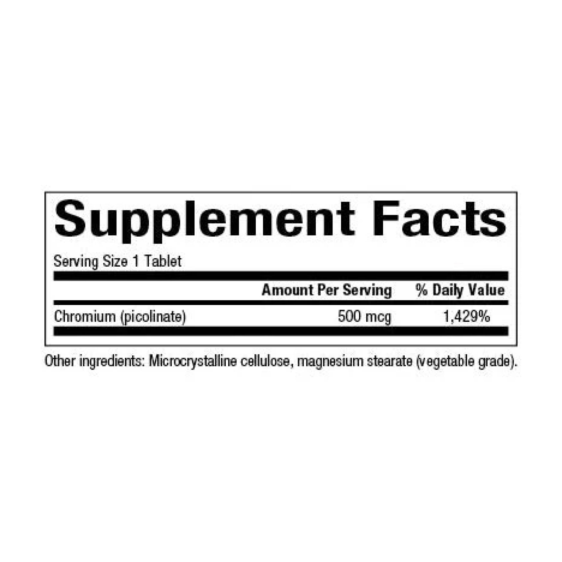 Natural Factors Chromium Picolinate 500mcg - 90 tabs 2023-10-3819