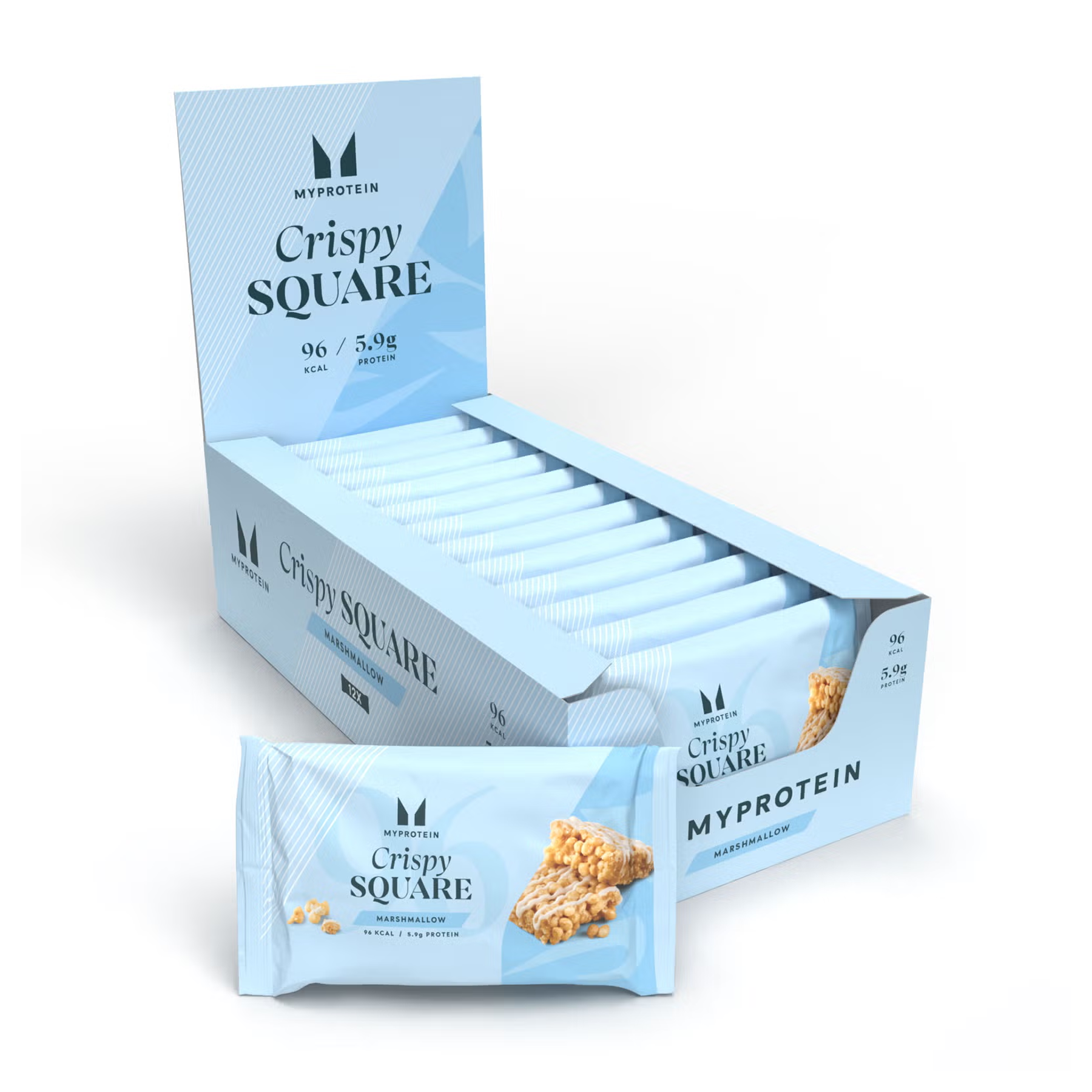 Myprotein Crispy Square - 12x30g Marshmallow 2023-10-7376